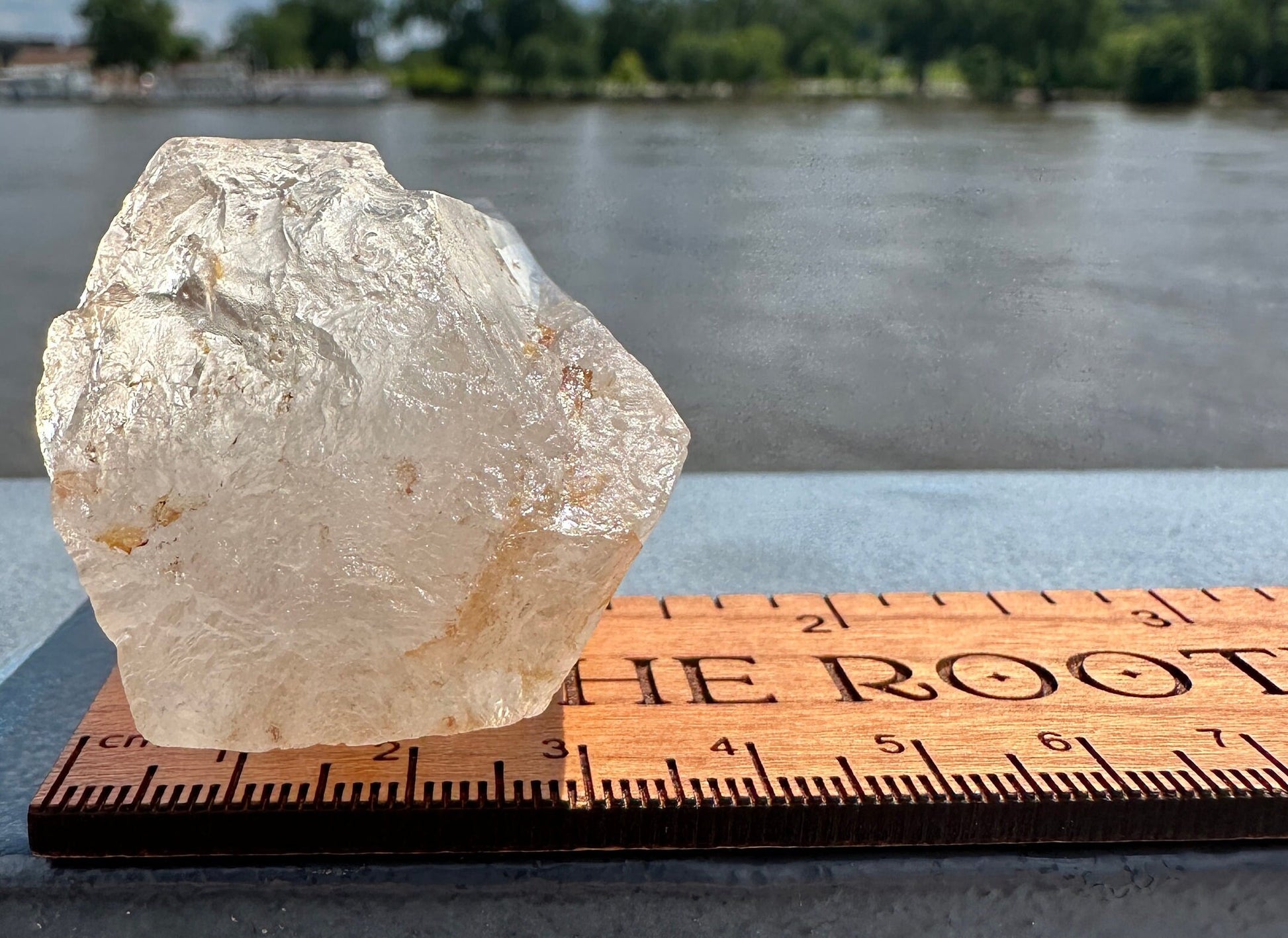 Stunning Rare Raw Golden Healer Lemurian Point