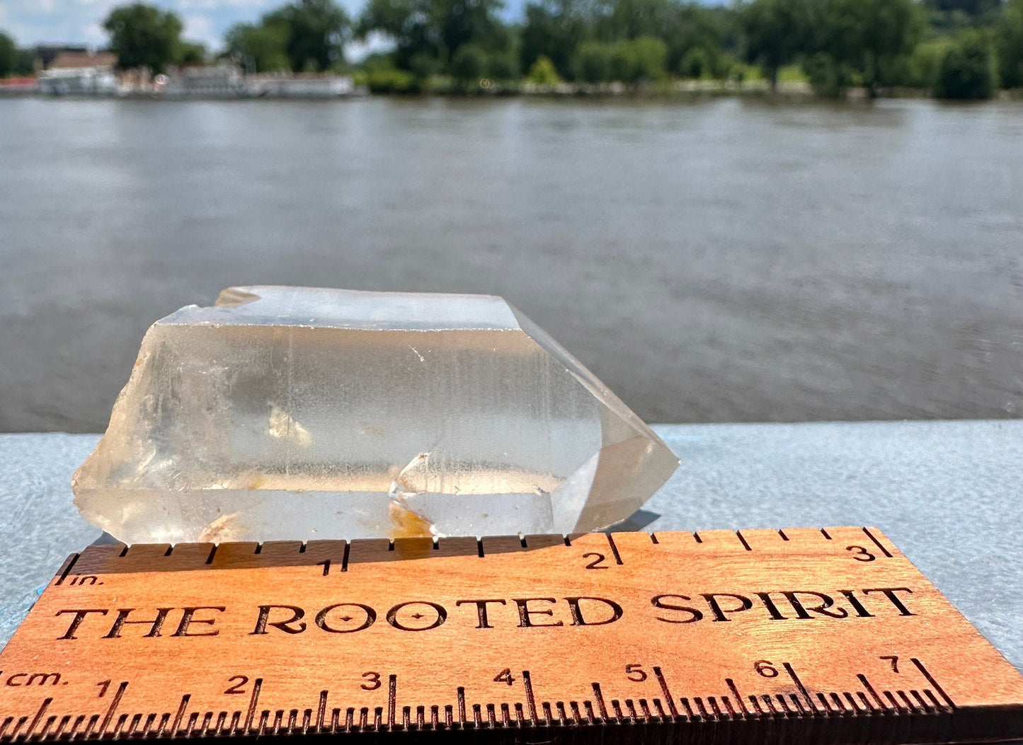 Stunning Rare Raw Golden Healer Lemurian Point