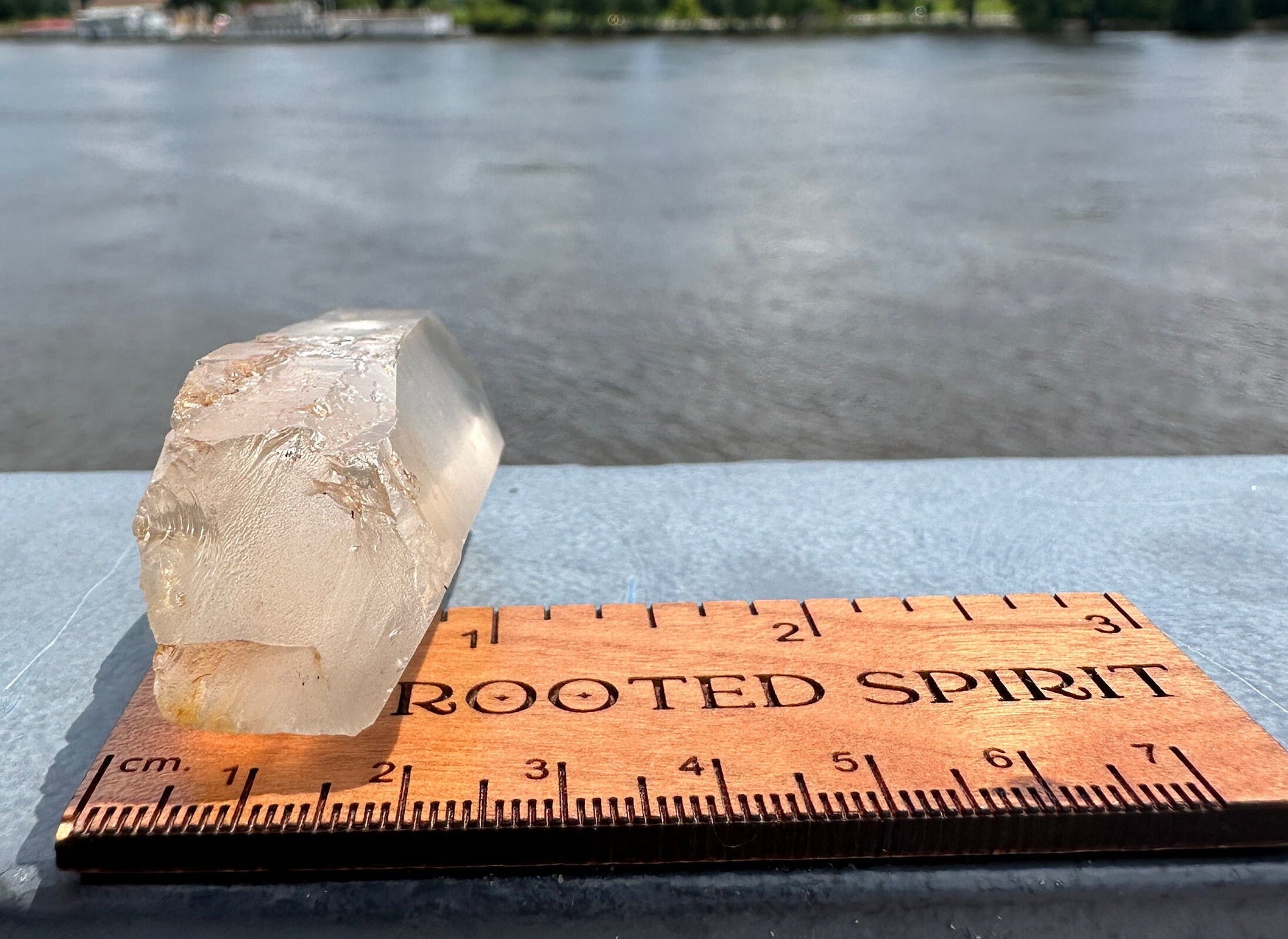 Stunning Rare Raw Golden Healer Lemurian Point