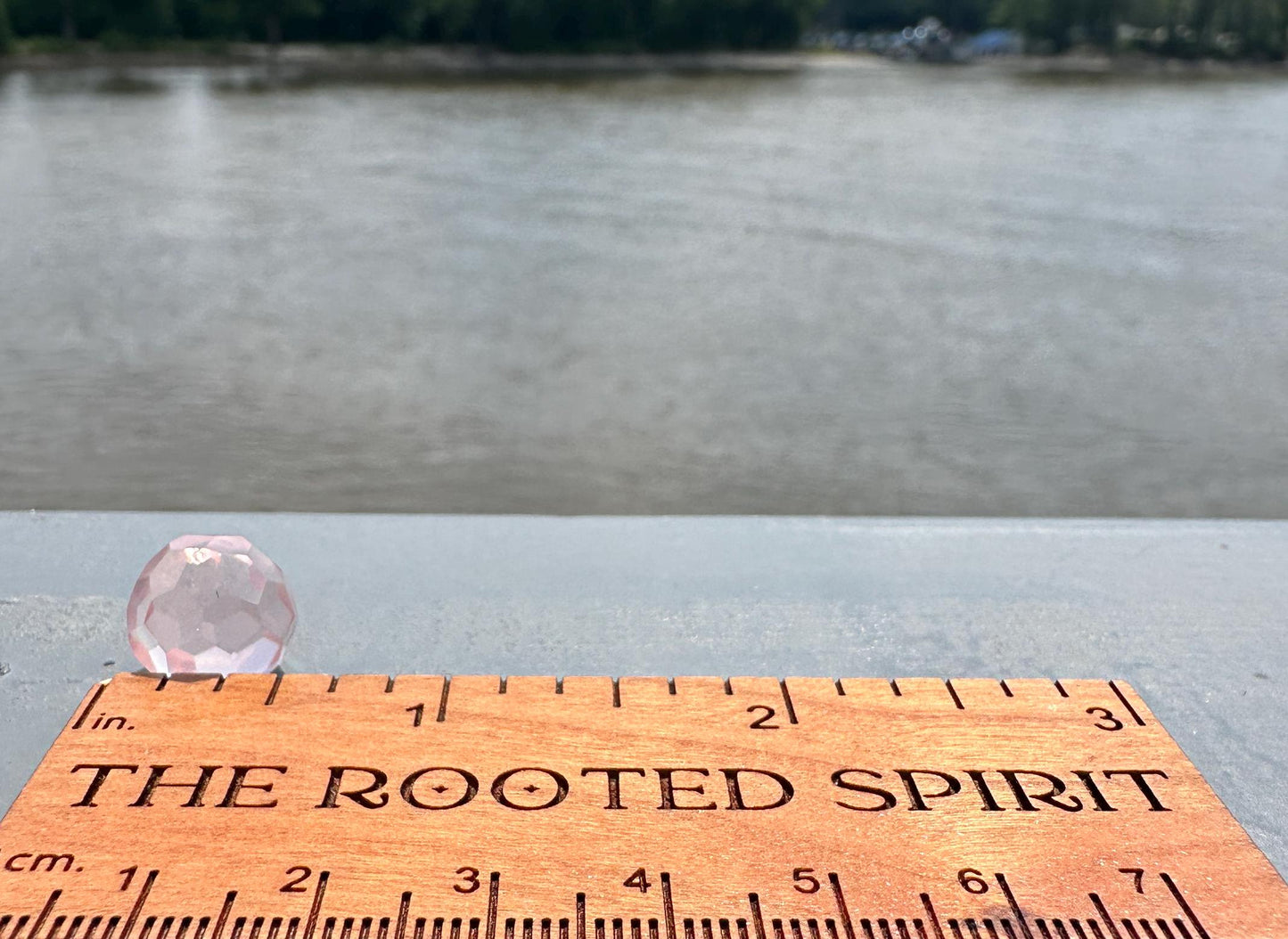 One (1) High Quality Rose Quartz Faceted Mini Sphere from Brazil