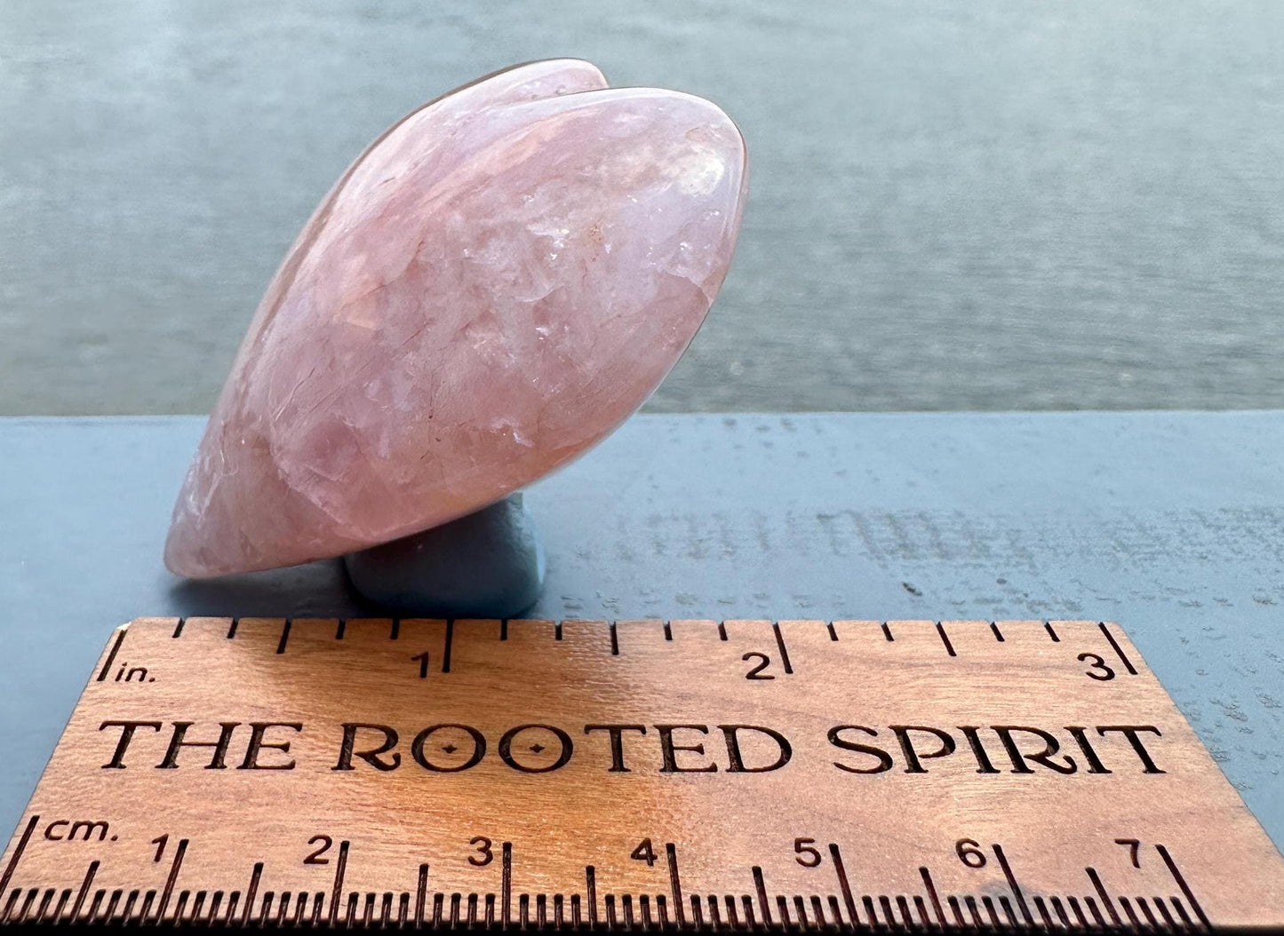 High Quality Hematoid Rose Quartz Heart from Brazil