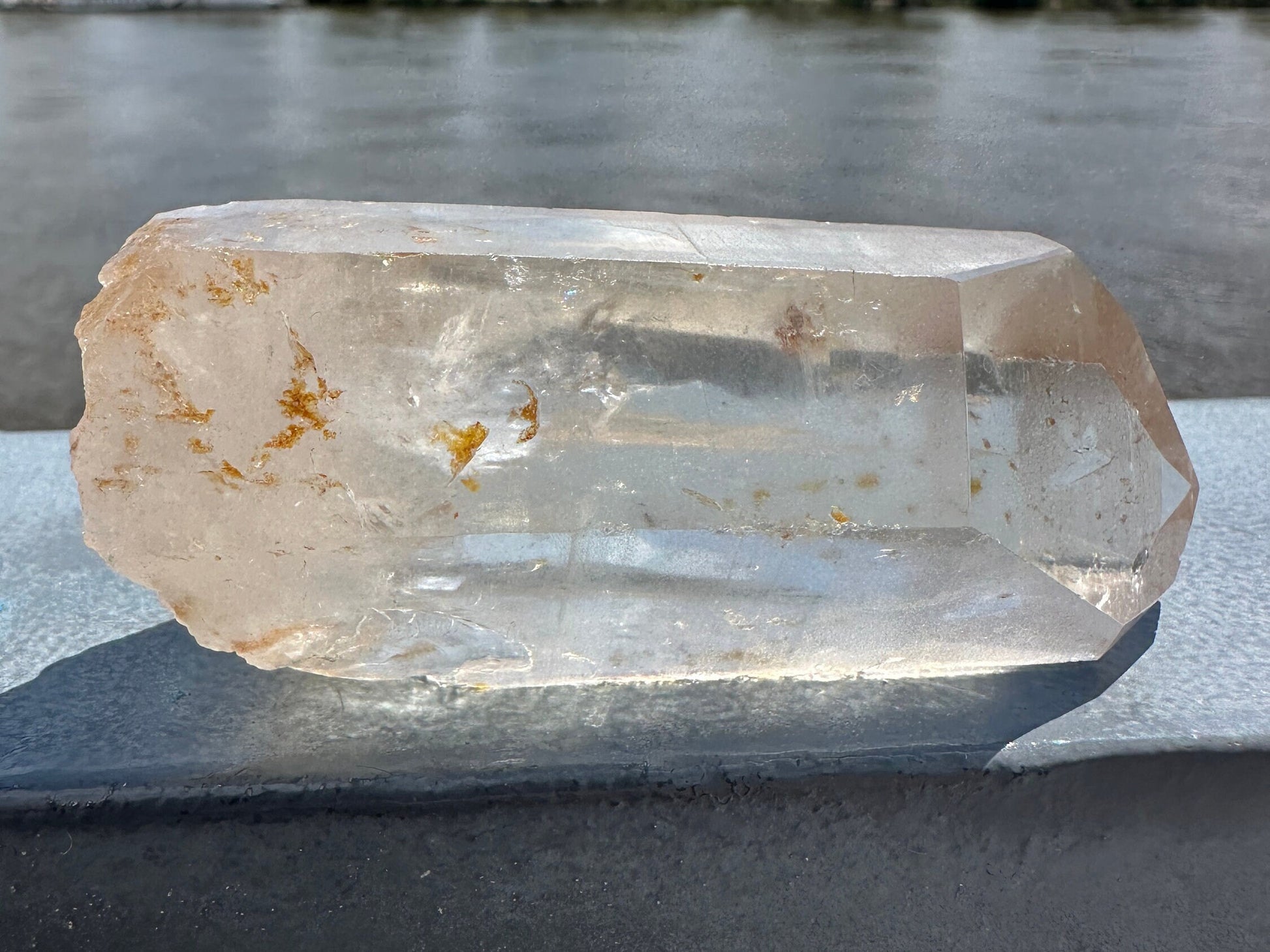 Stunning Rare Raw Golden Healer Lemurian Point