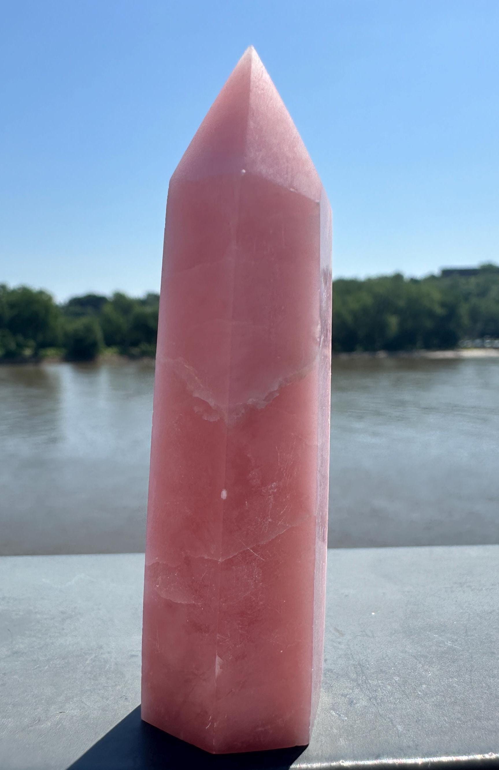 Gorgeous High Grade Pink Opal Tower