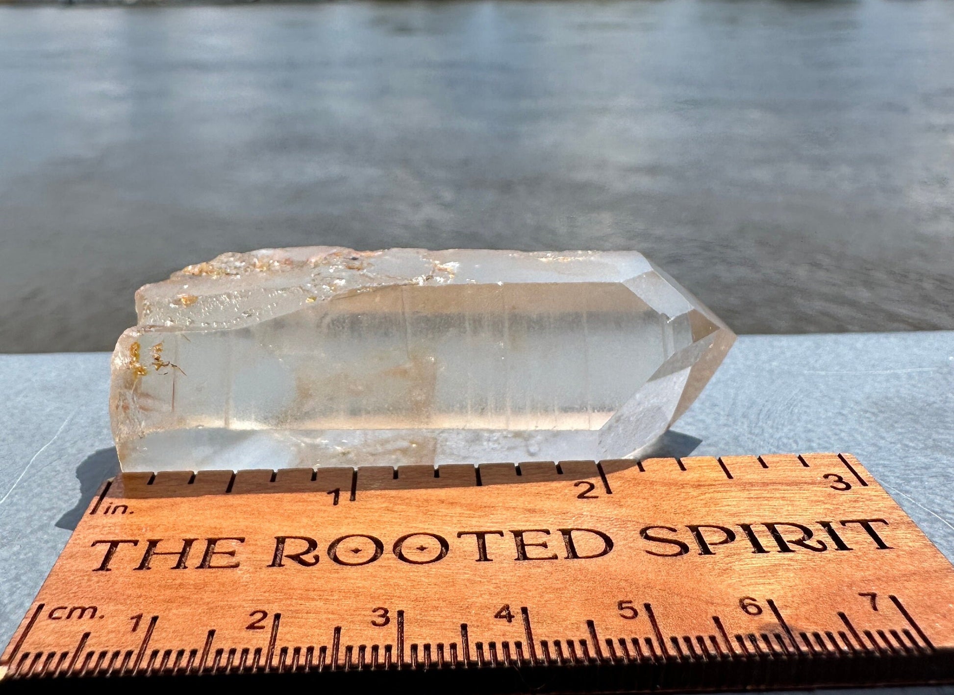 Stunning Rare Raw Golden Healer Lemurian Point