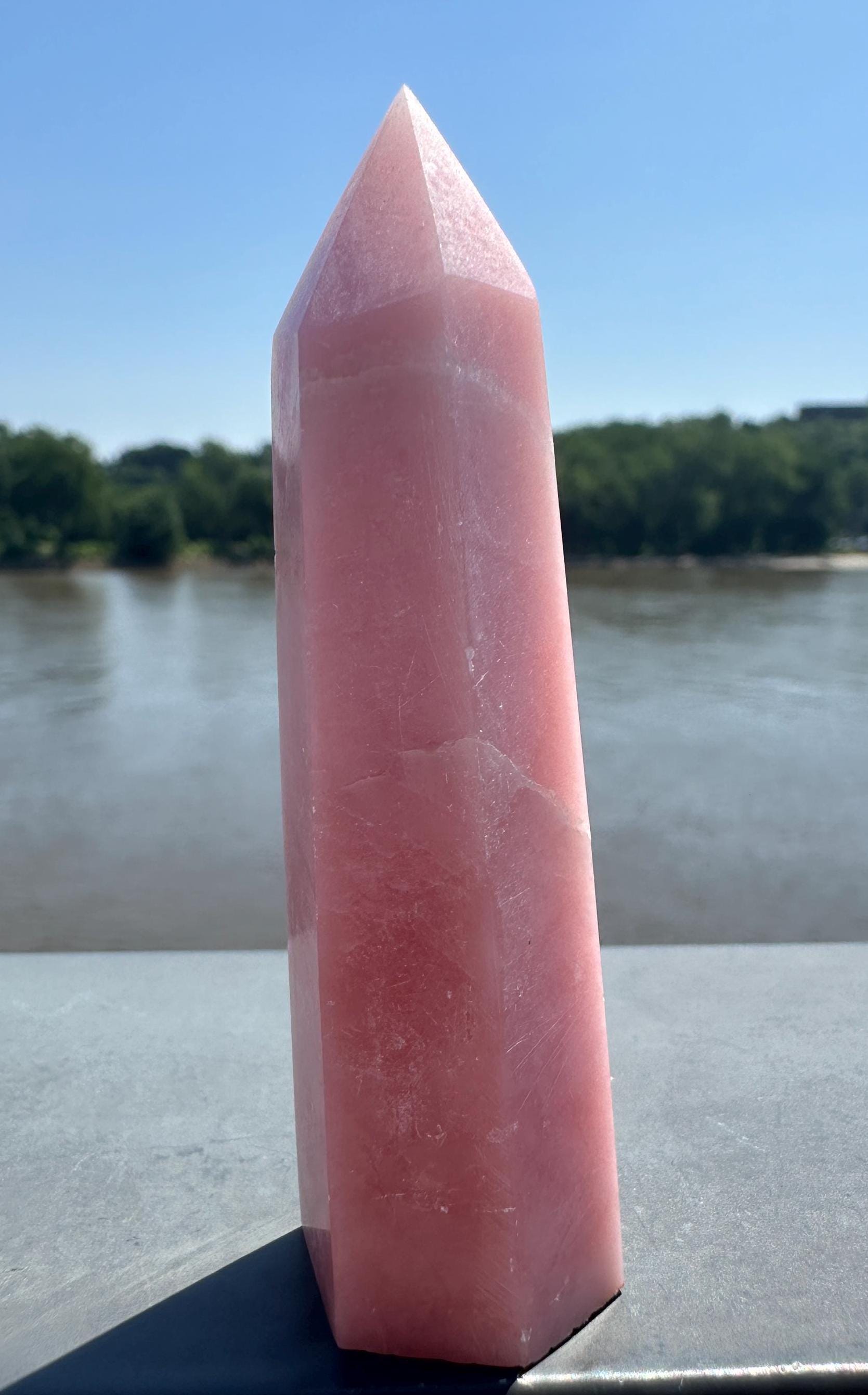 Gorgeous High Grade Pink Opal Tower