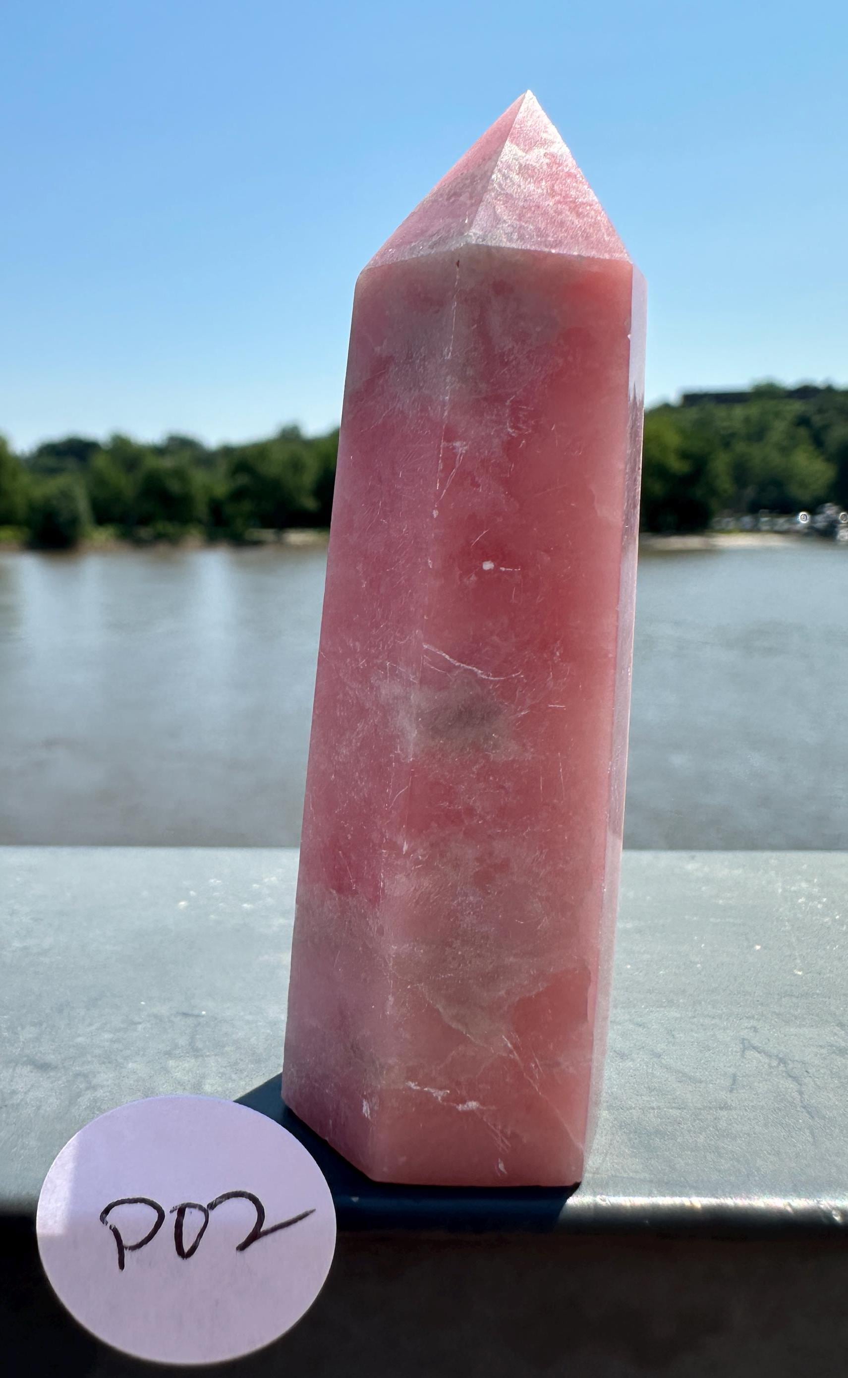 Gorgeous High Grade Pink Opal Tower