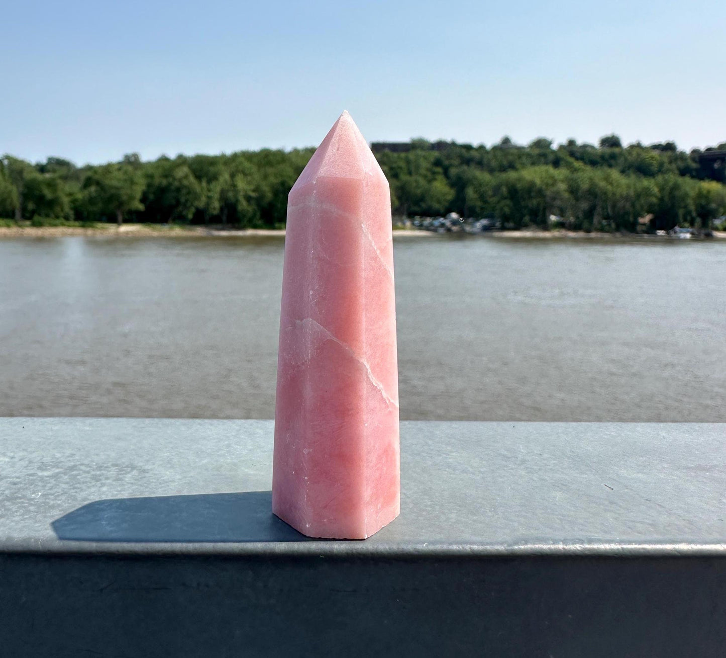 Gorgeous High Grade Pink Opal Tower