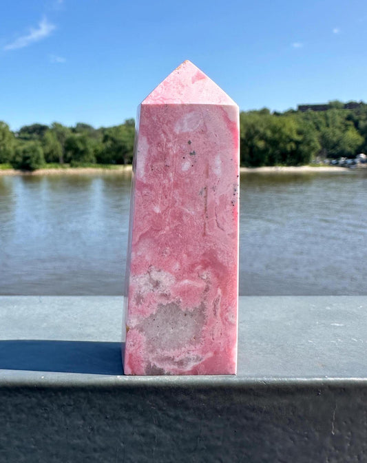 Gorgeous Rhodochrosite Tower from Peru | Heart Healing | Unconditional Love