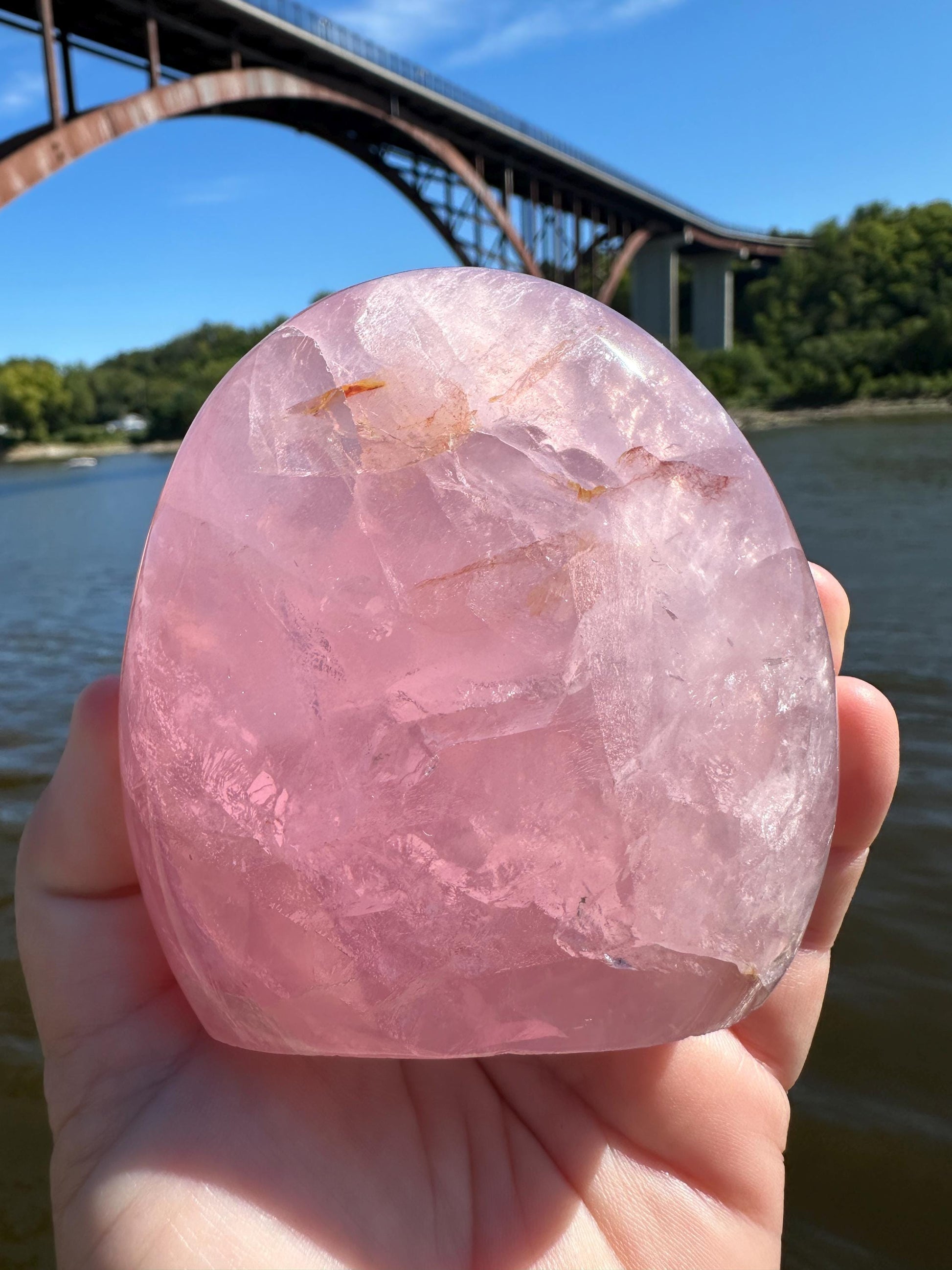 High Quality Rose Quartz Freeform from Brazil | Sphere Palm Stone Obelisk Tower | Healing Crystal | Heart Chakra