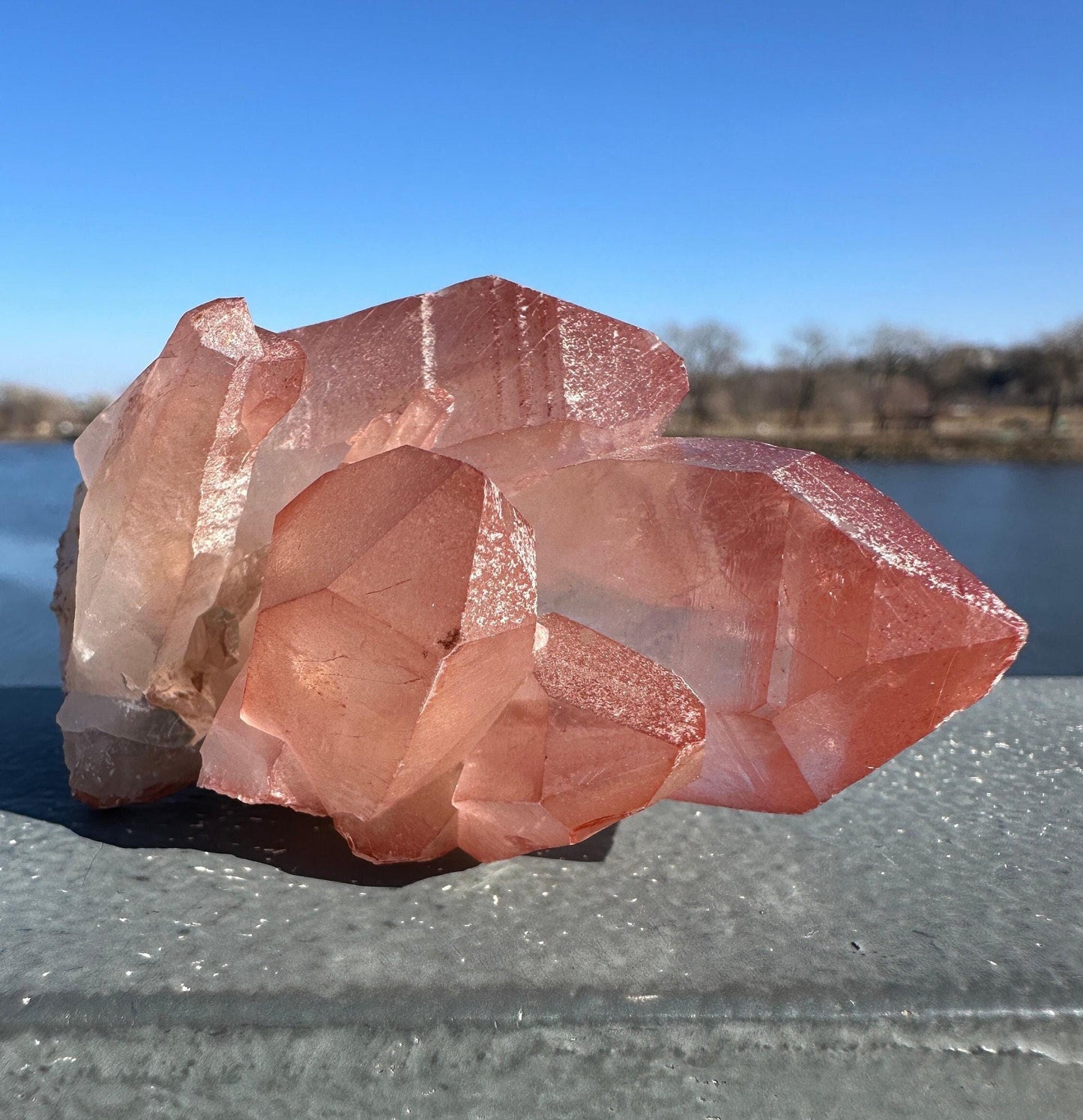 Incredible Raw Pink Lemurian Cluster | Rare Lemurian | Lemurian Point | Authentic Lemurian