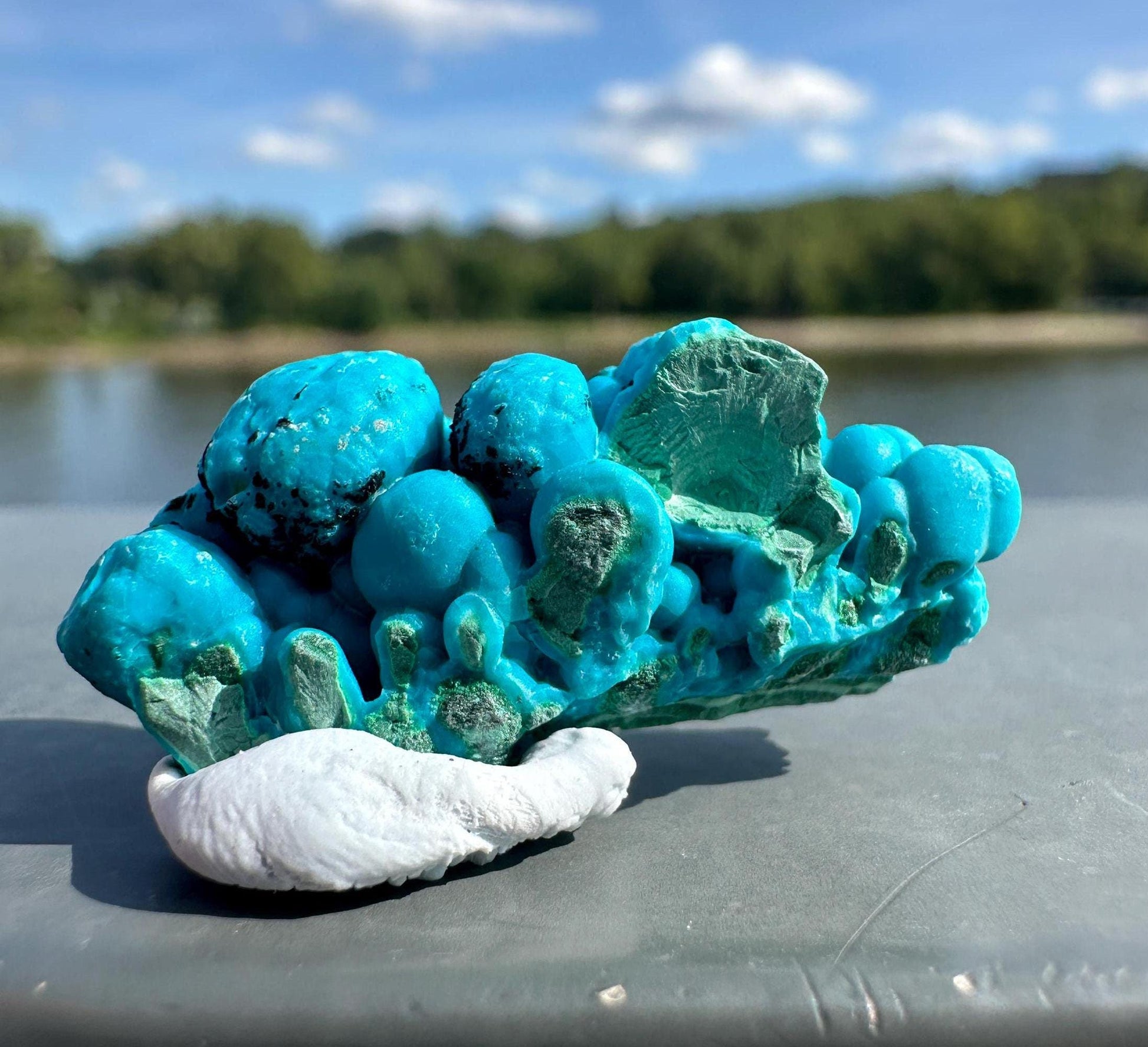 Chrysocolla Specimen | Botryoidal Crystals | Manifestation | Transformation | Love | Protection | Abundance | Altar | Meditation