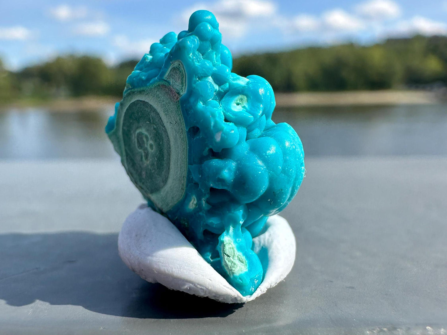 Chrysocolla Specimen | Botryoidal Crystals | Manifestation | Transformation | Love | Protection | Abundance | Altar | Meditation