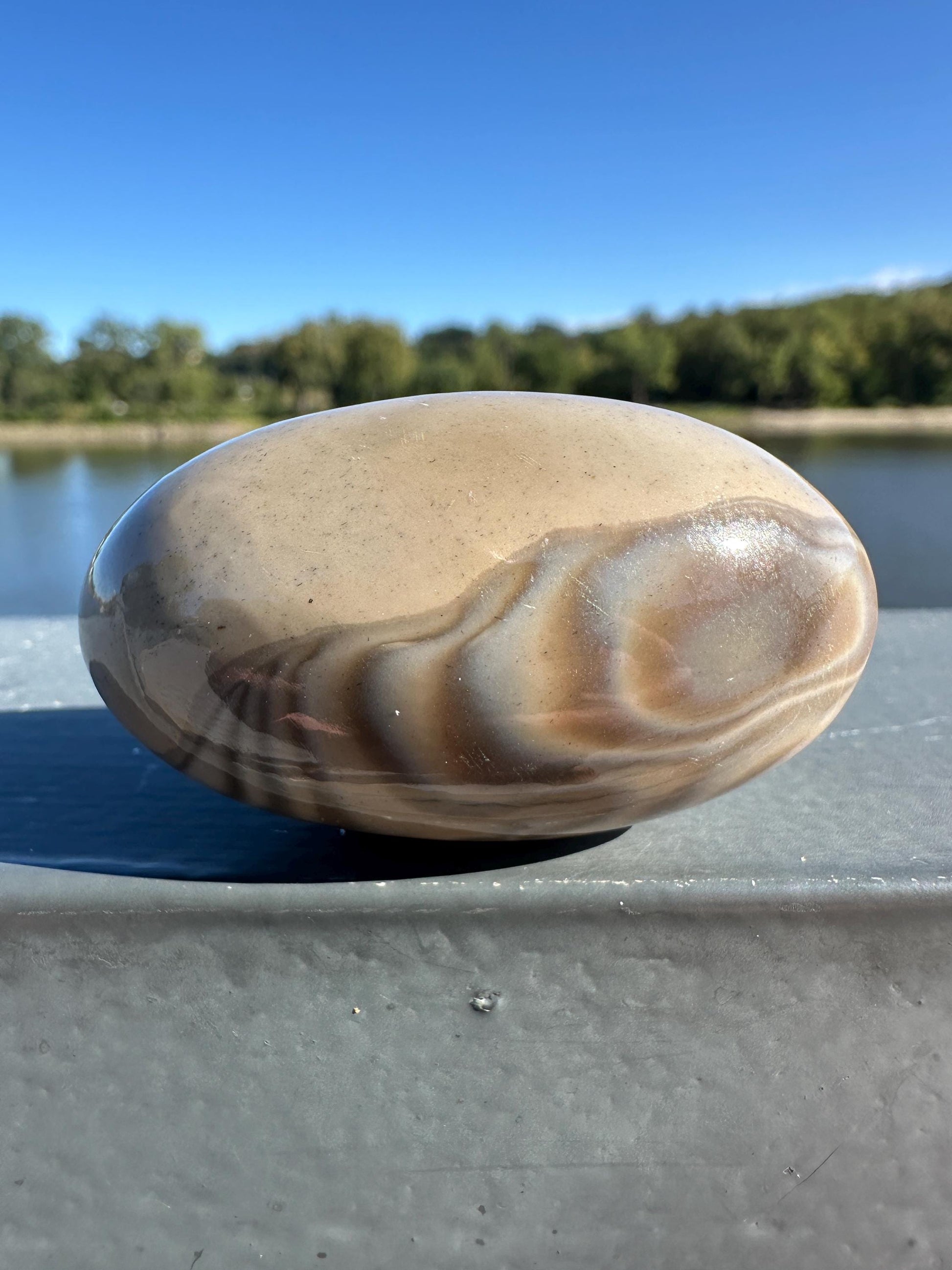 Gorgeous Banded Flintsone Shiva from Poland