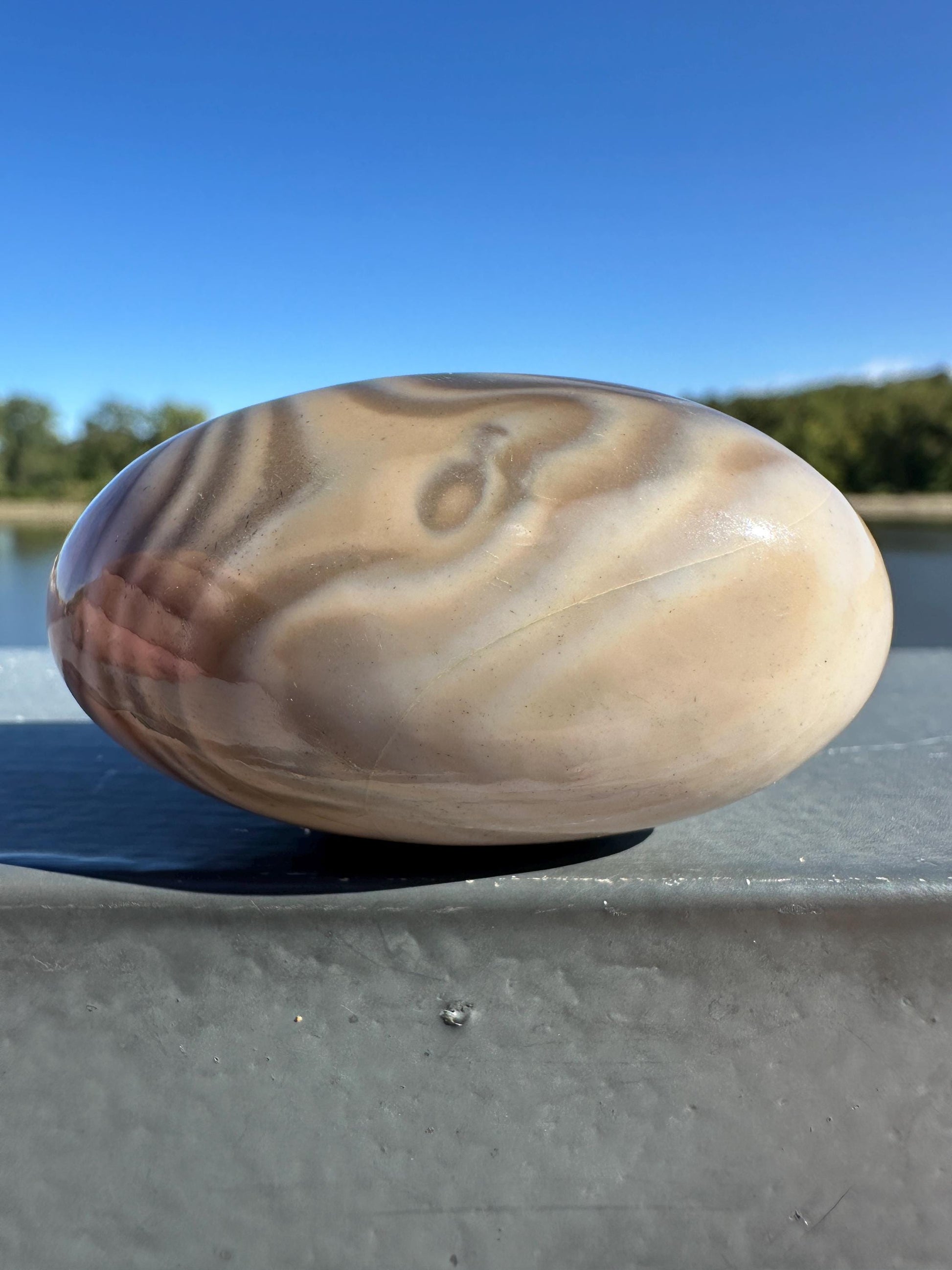 Gorgeous Banded Flintsone Shiva from Poland