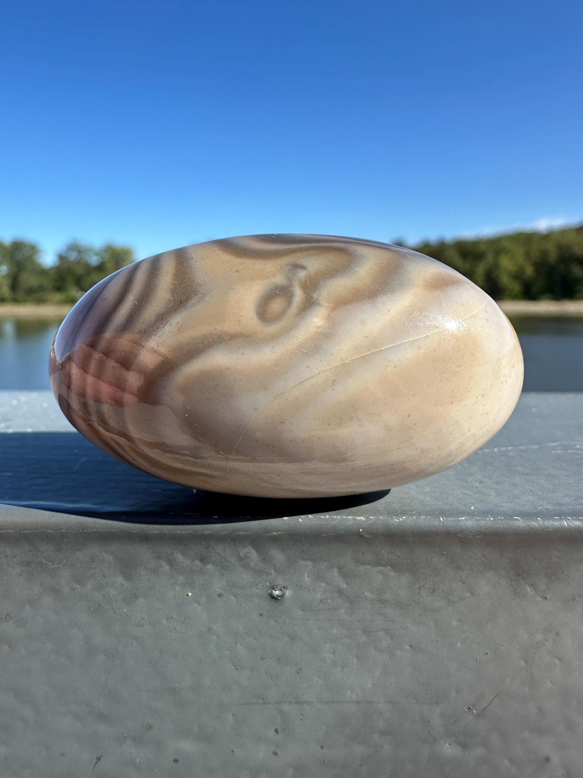 Gorgeous Banded Flintsone Shiva from Poland