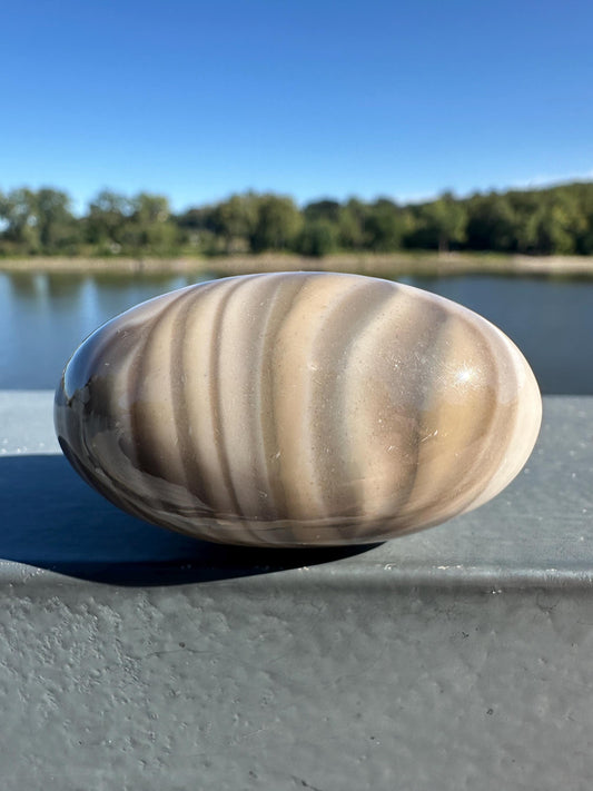 Gorgeous Banded Flintsone Shiva from Poland