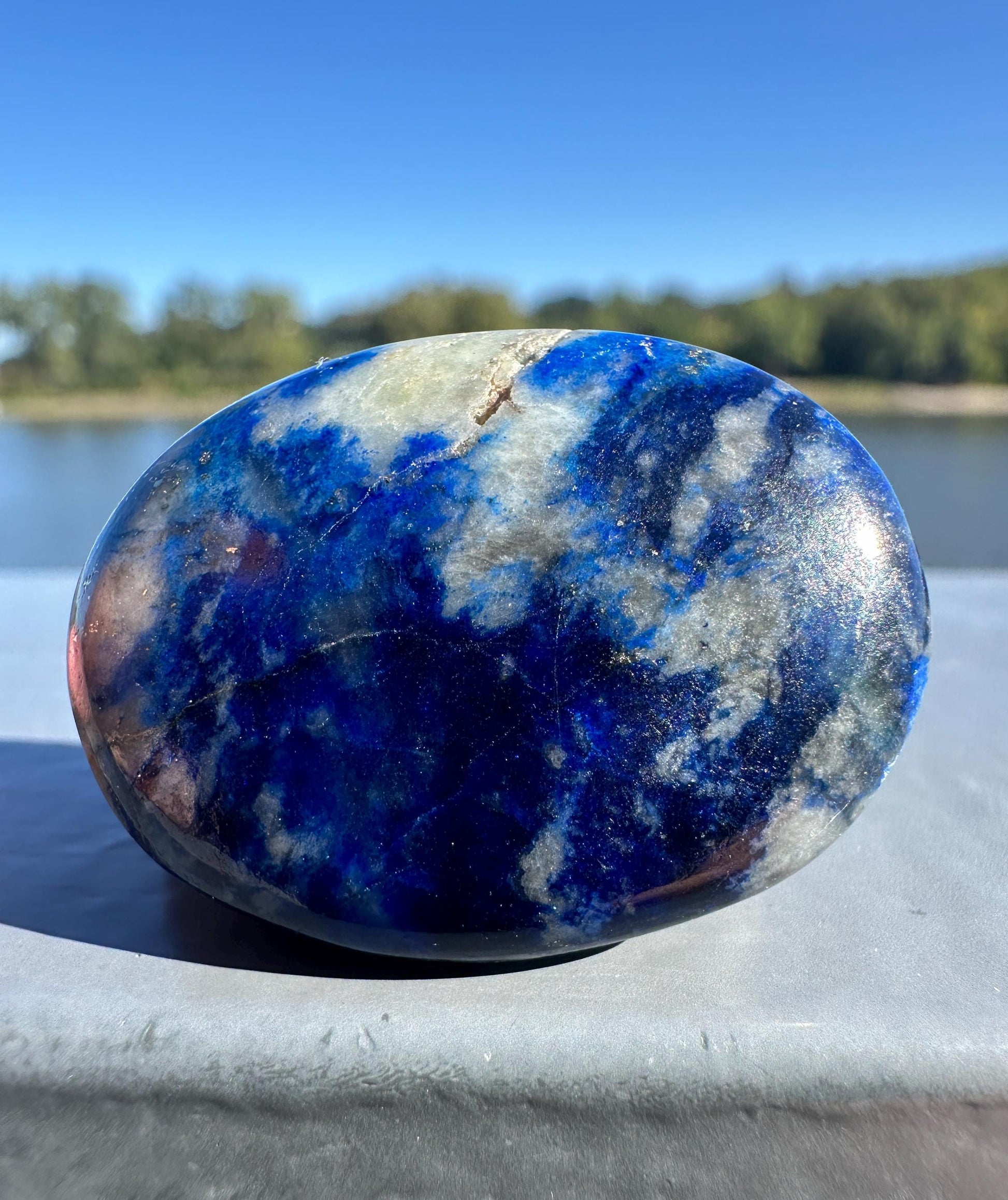 Stunning Natural Afghanite Small Palm Stone Crystal