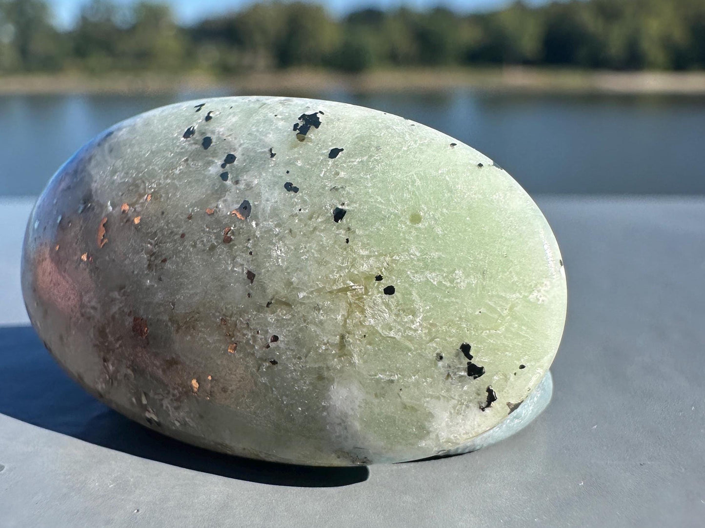 Stunning Natural Afghanite Small Palm Stone Crystal