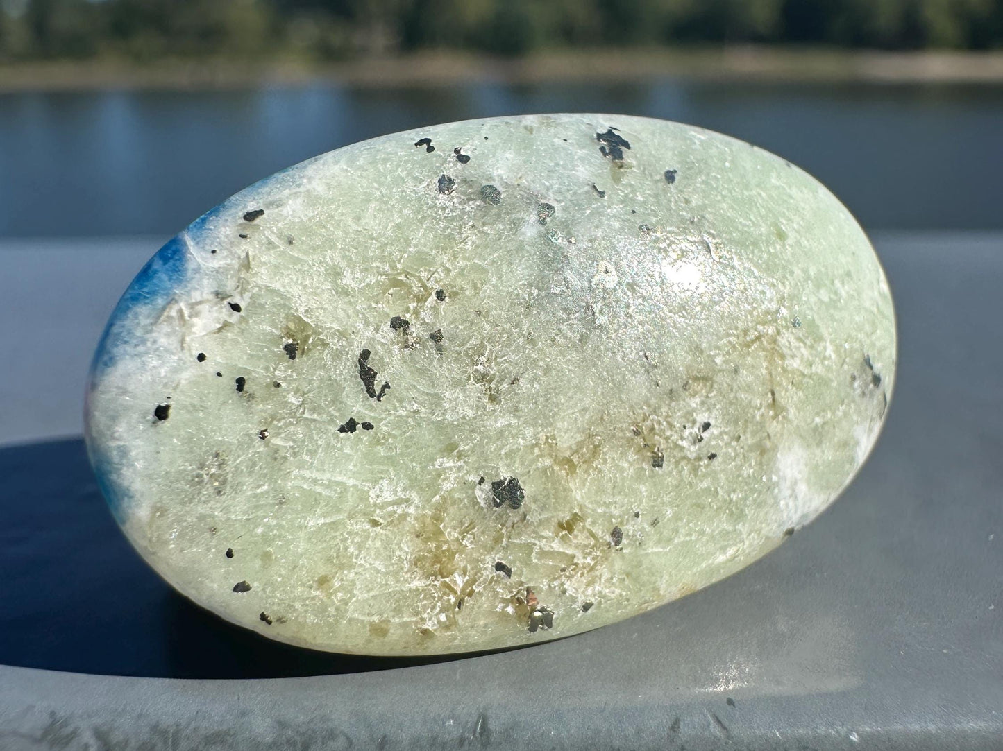 Stunning Natural Afghanite Small Palm Stone Crystal