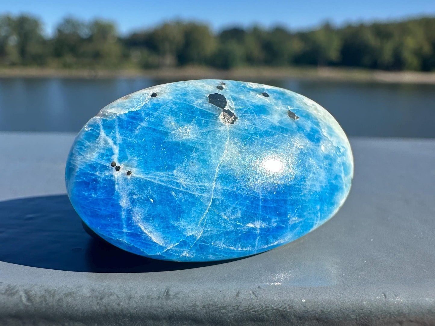 Stunning Natural Afghanite Small Palm Stone Crystal