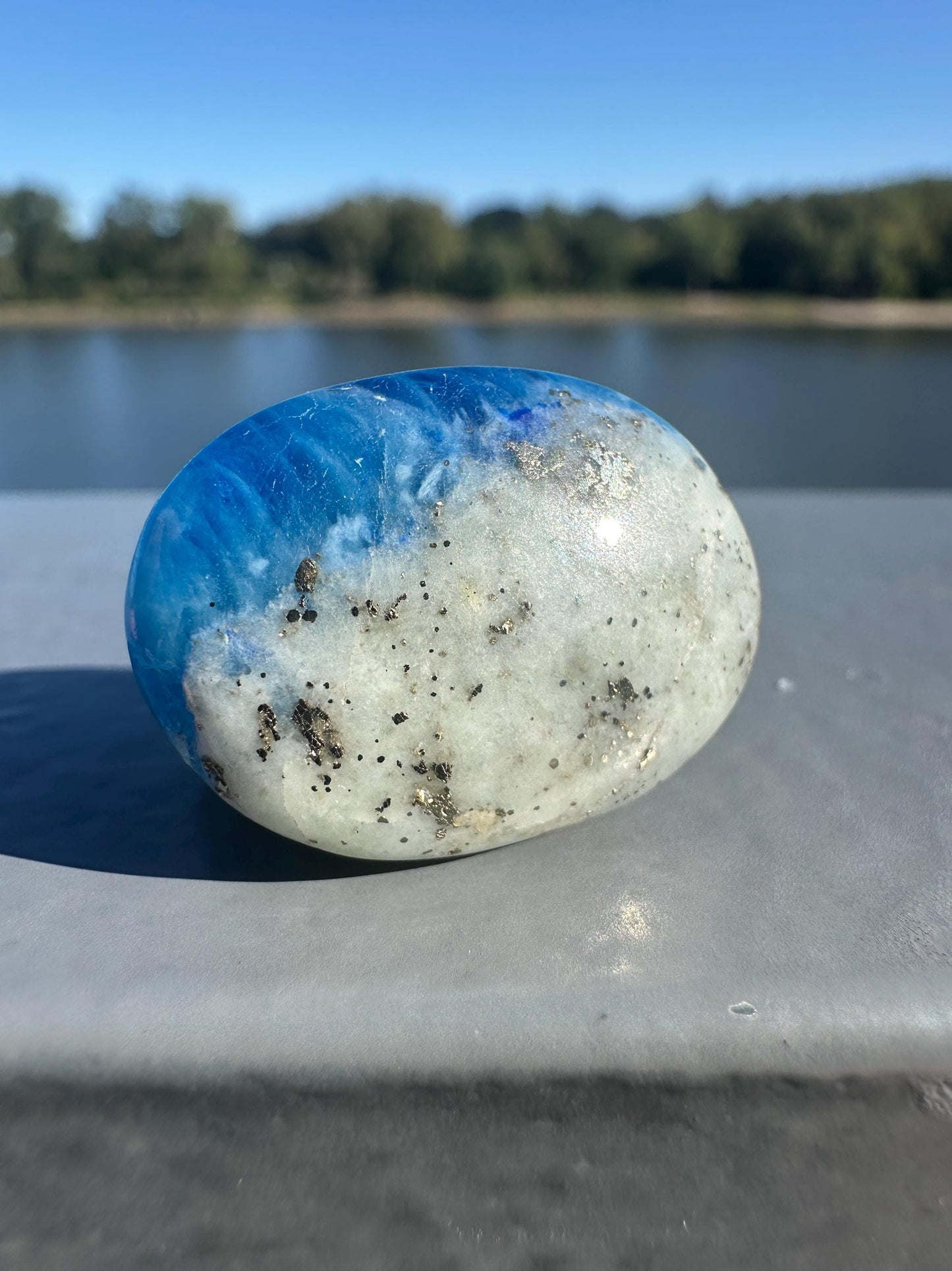 Stunning Natural Afghanite Small Palm Stone Crystal