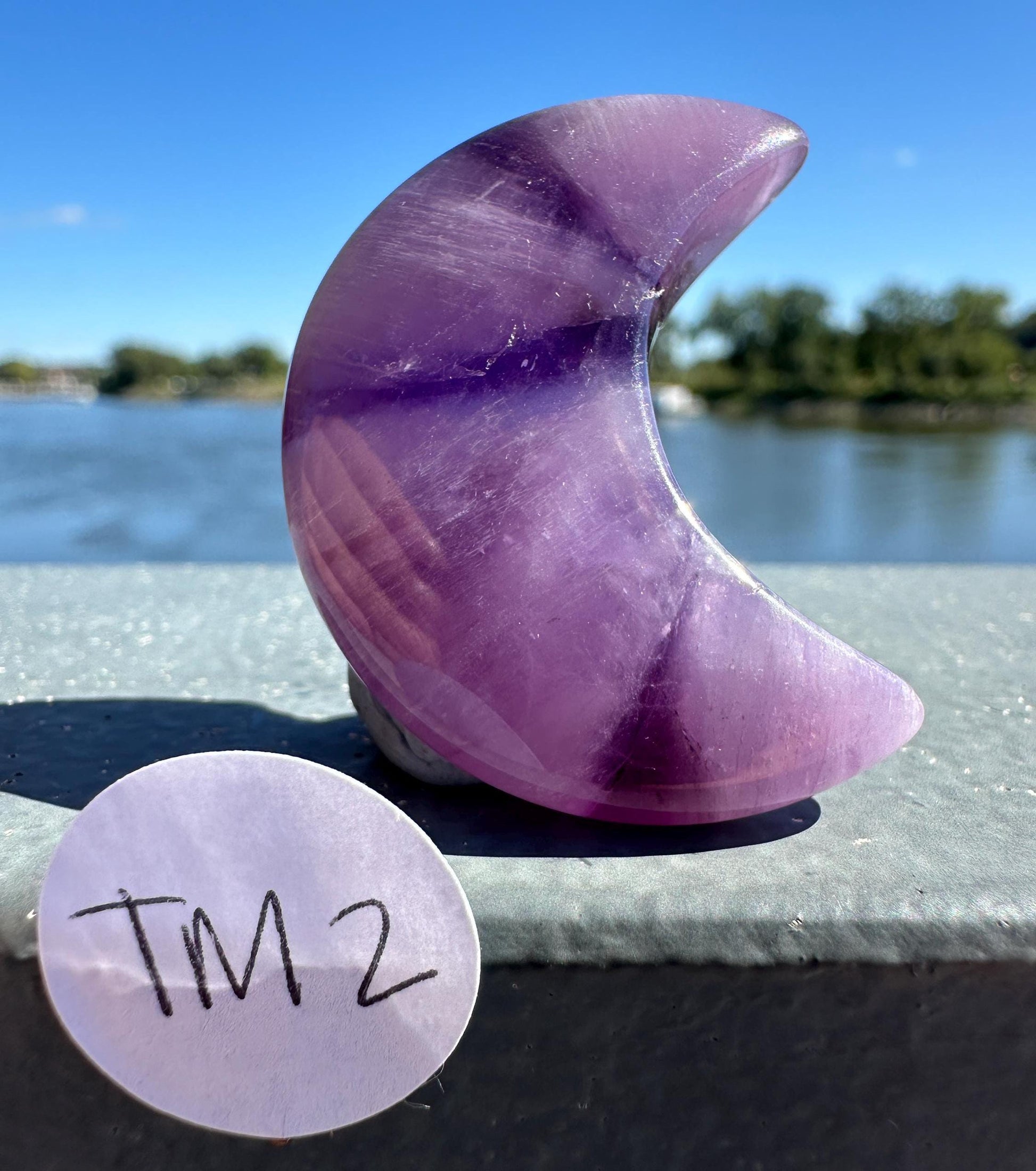 Trapiche Amethyst Half Moon | Cabochon Amethyst | Amethyst Crystal | Natural Trapiche | Star Amethyst