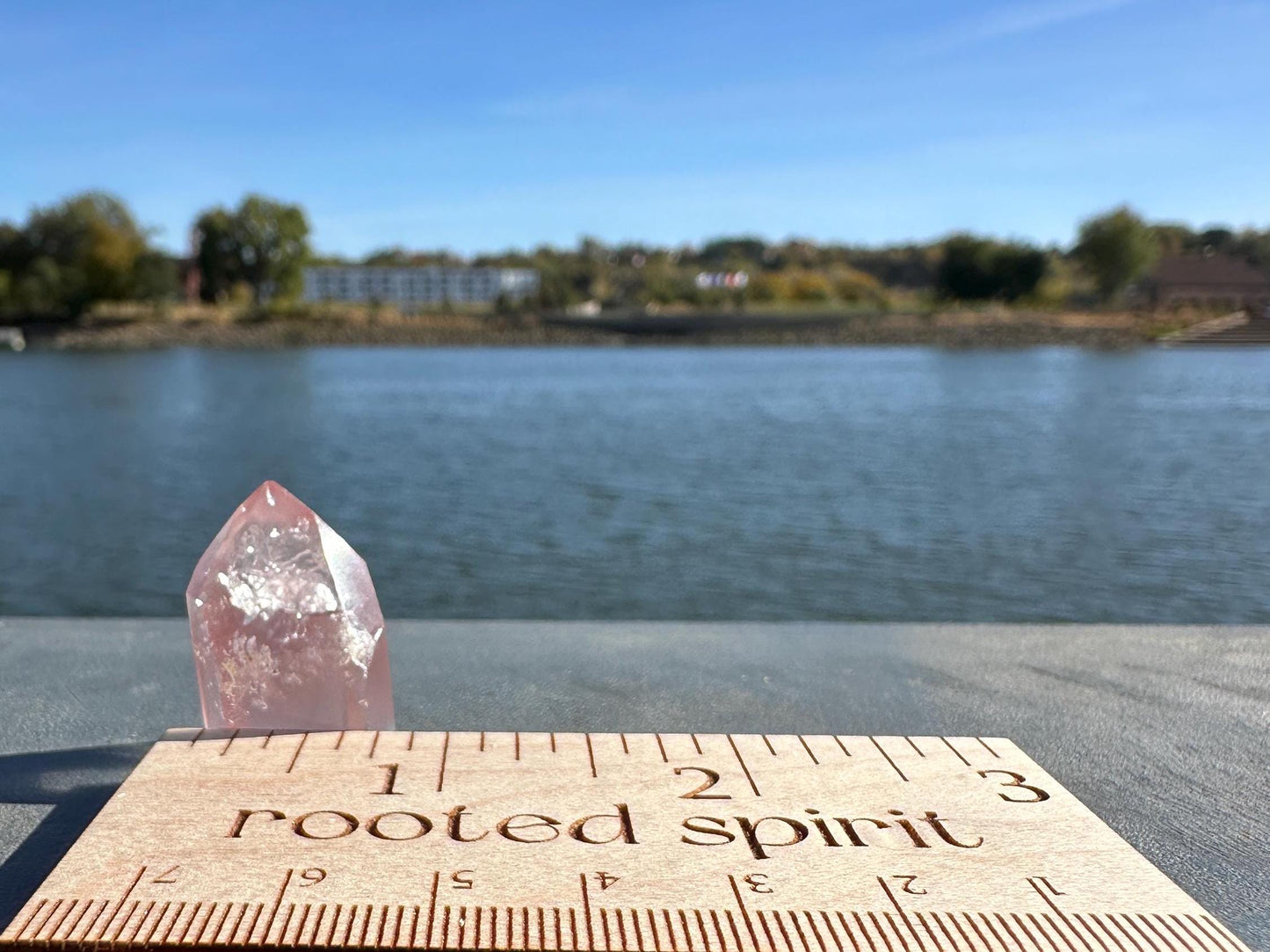 Rare Small Pink Lithium Point from Brazil | Lithium Tower | Lithium Crystal | Rare Crystals | Pink Lithium Crystal | Lithium Quartz