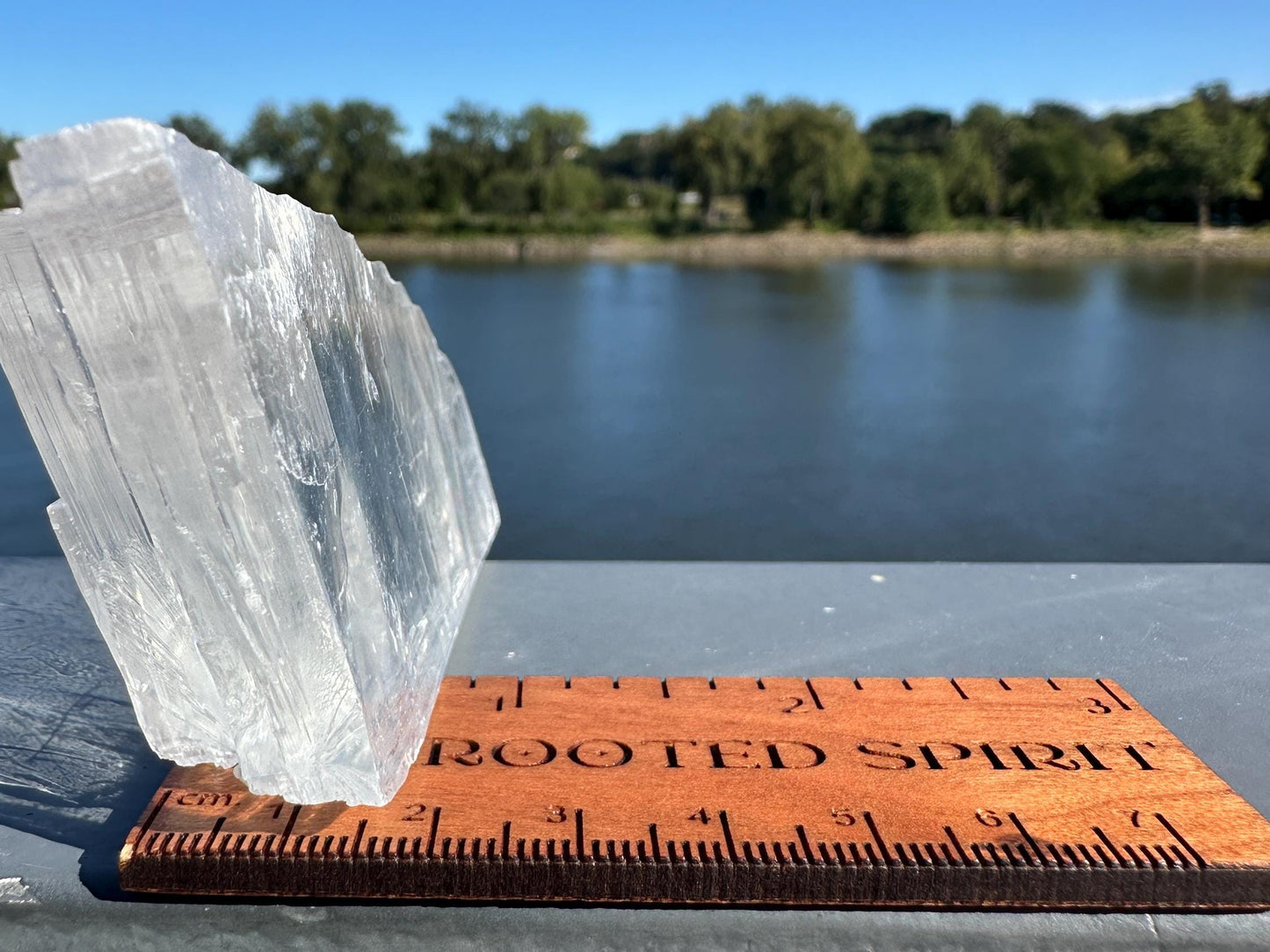 High Grade Crystal Clear Selenite, Satin Spar Slab | Charging and Cleansing Crystal