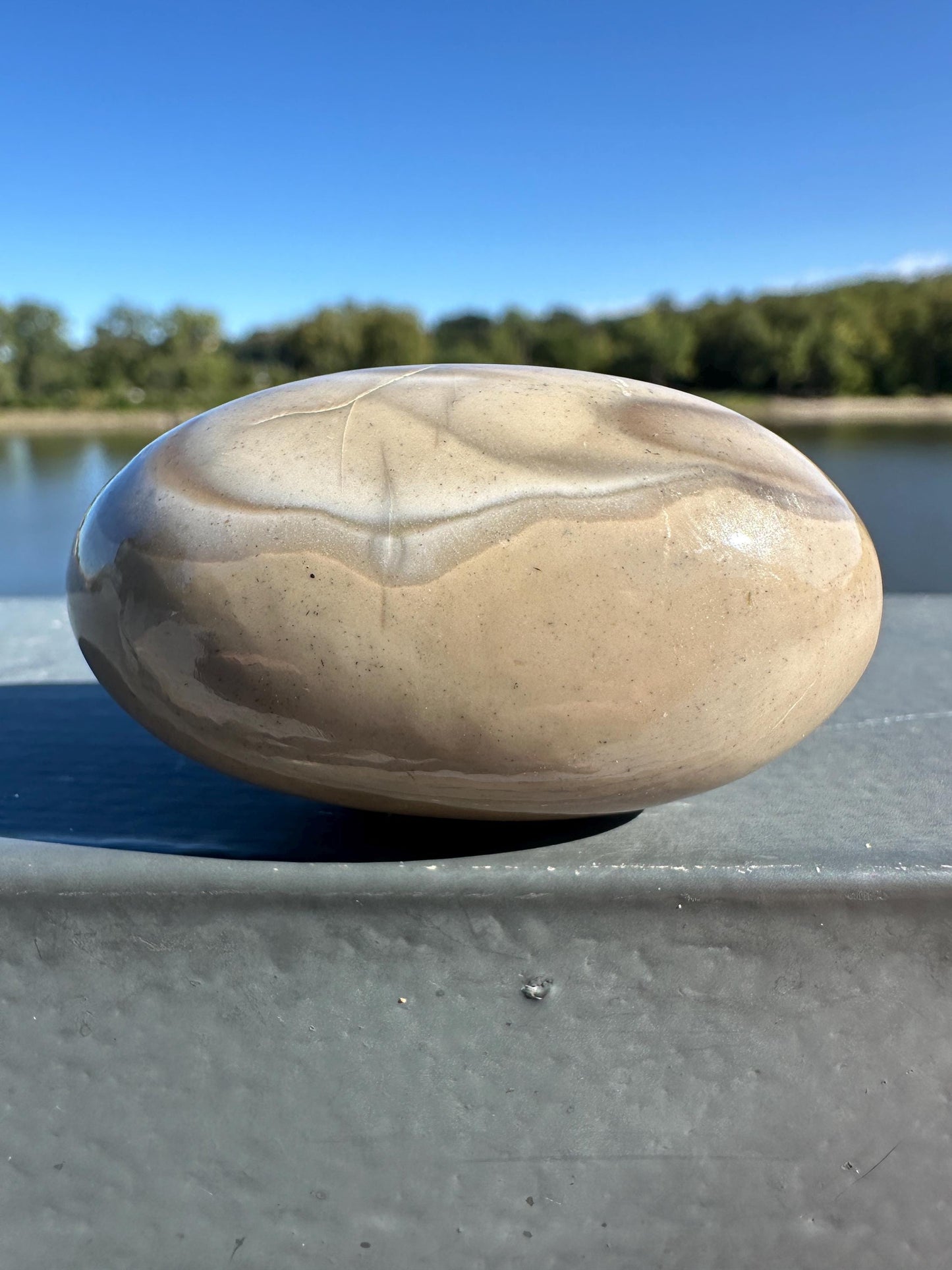 Gorgeous Banded Flintsone Shiva from Poland