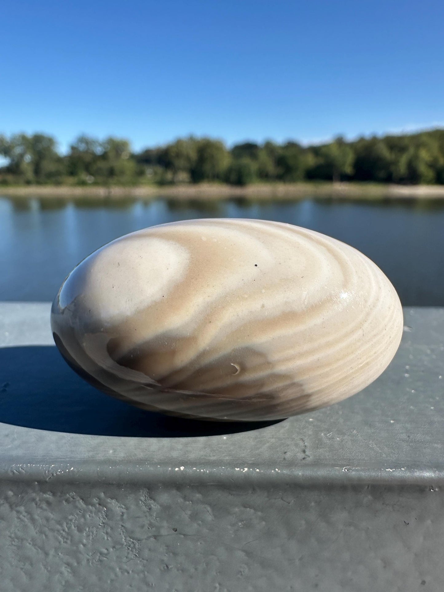 Gorgeous Banded Flintsone Shiva from Poland