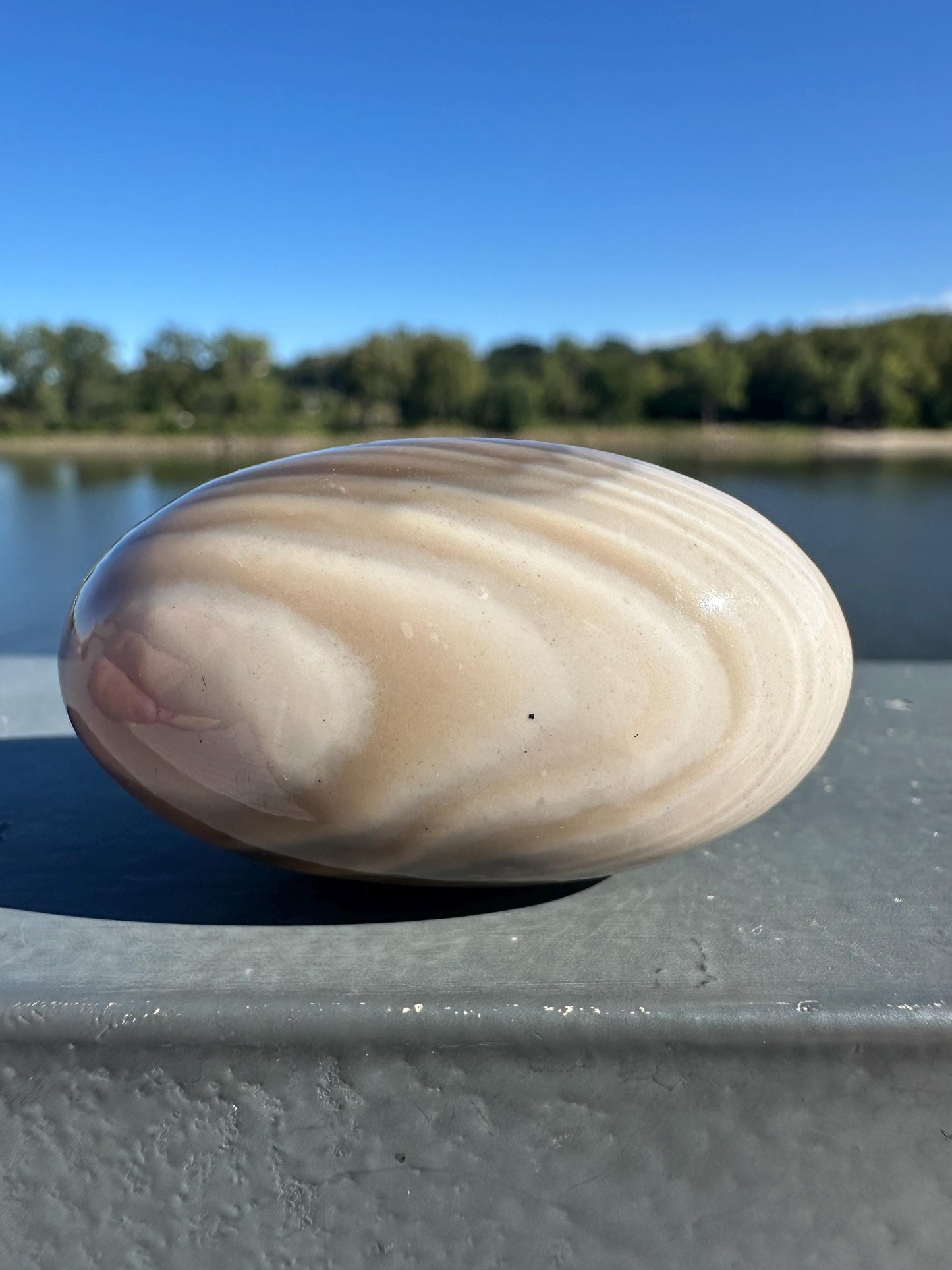 Gorgeous Banded Flintsone Shiva from Poland