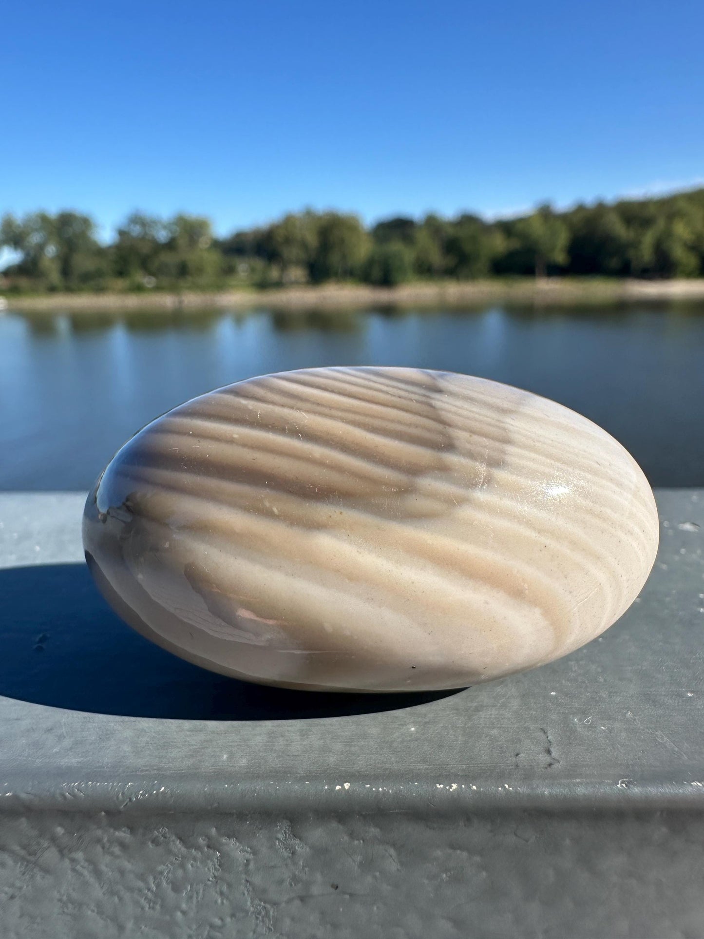 Gorgeous Banded Flintsone Shiva from Poland