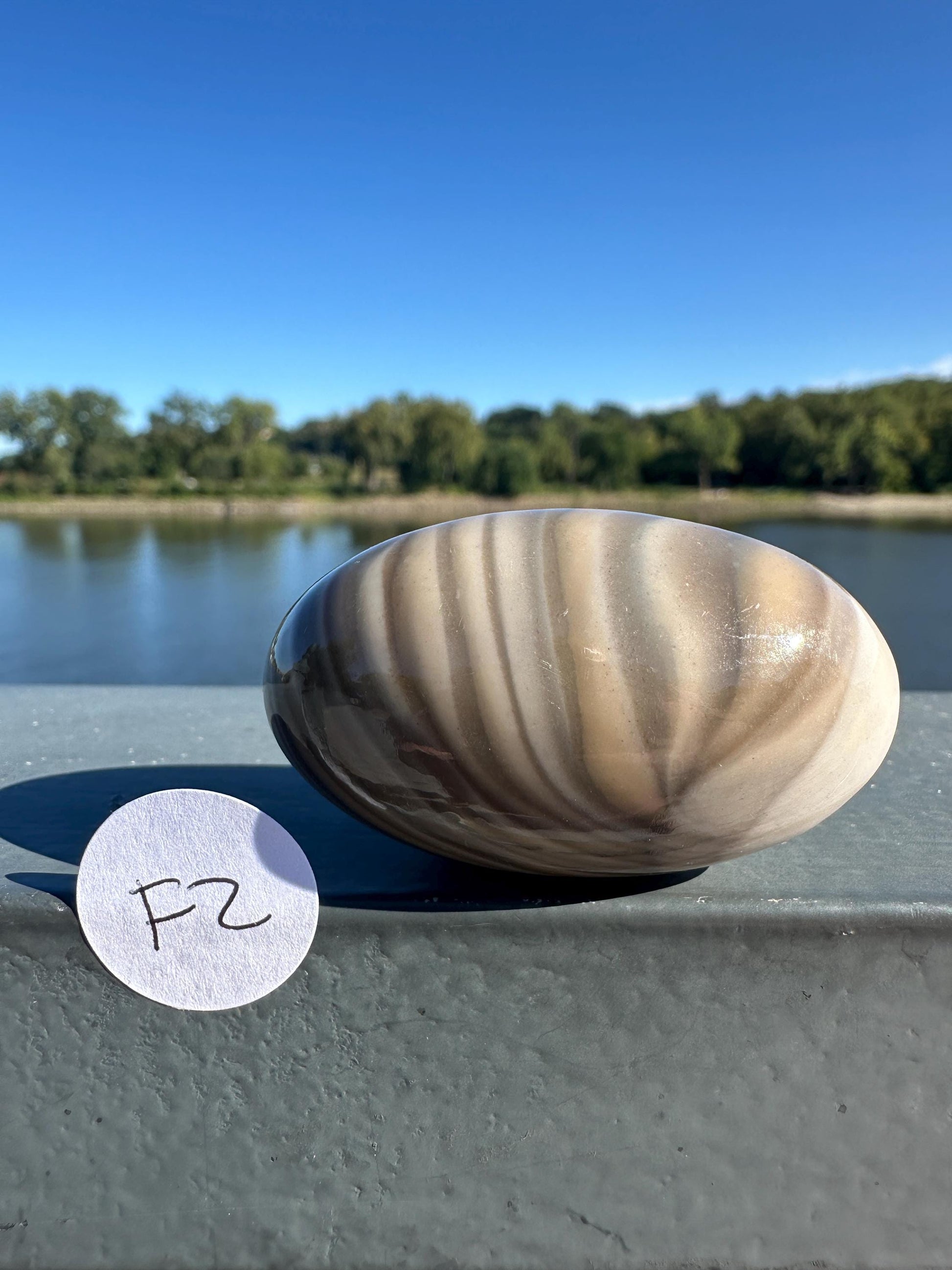 Gorgeous Banded Flintsone Shiva from Poland