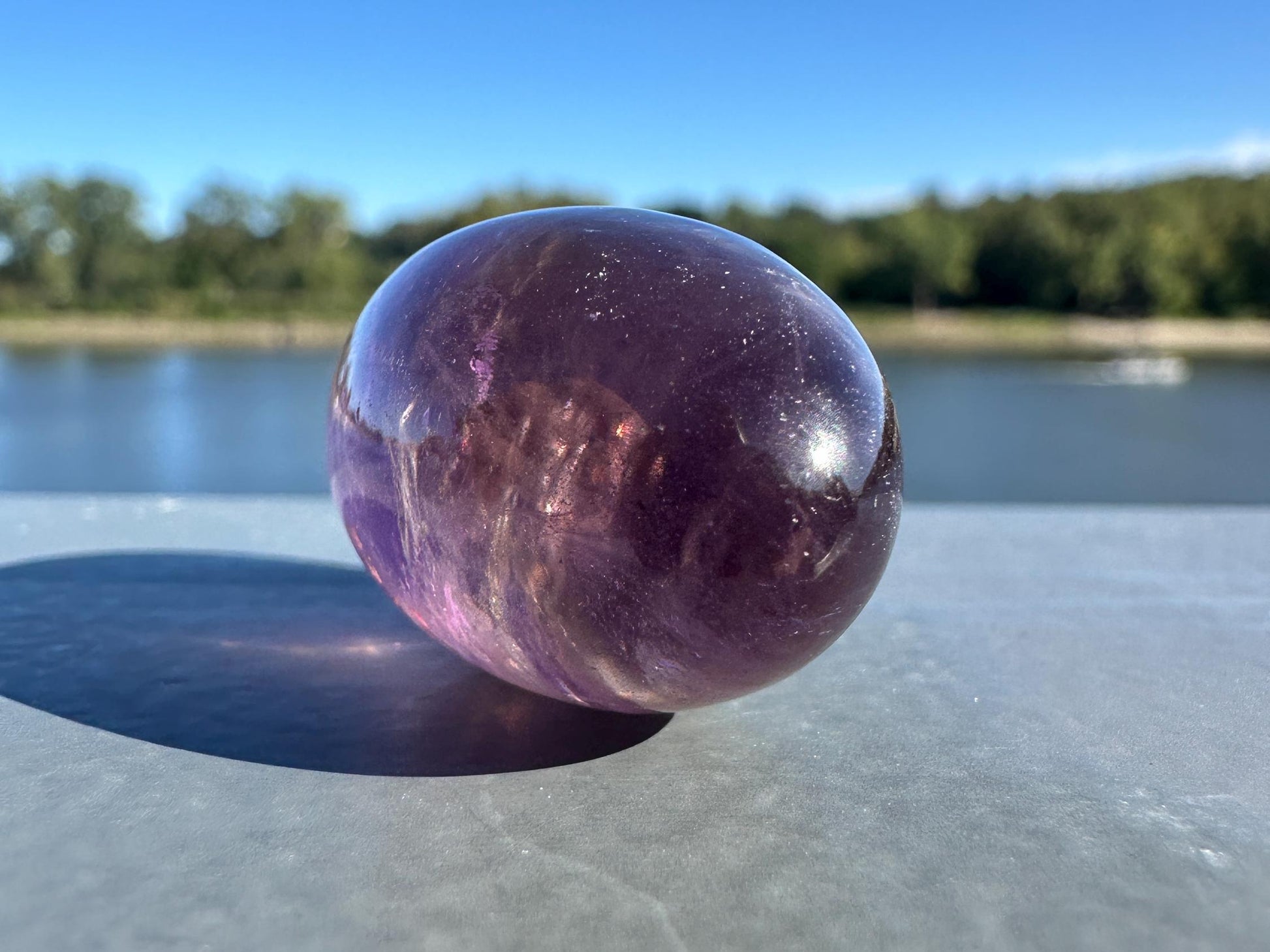 Stunning Ametrine Shiva Crystal Carving