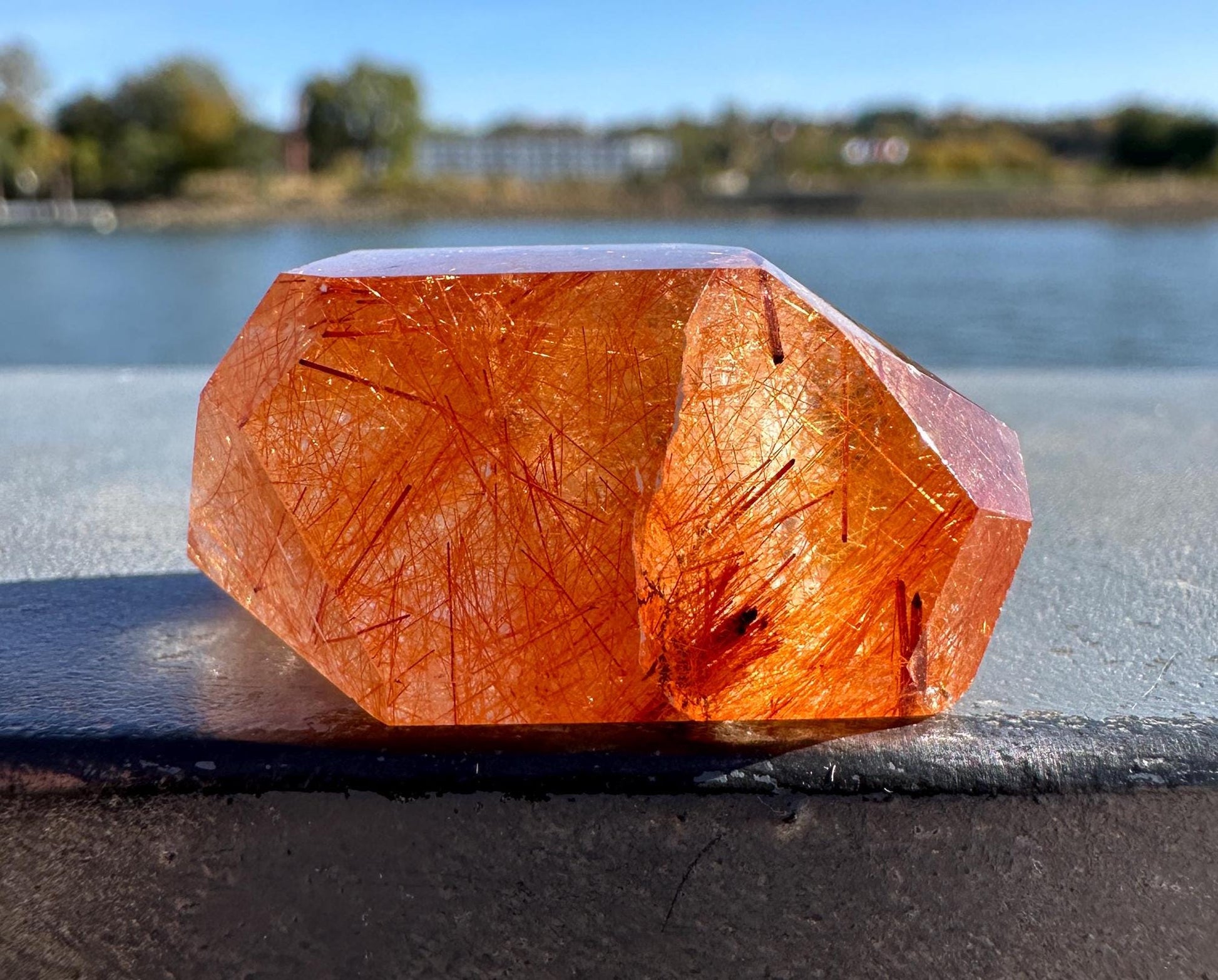 Amazing High Quality Inclusion Rutile Quartz with Tourmaline Freeform from Brazil | Lodalite | High Quality Quartz | Quartz Tower