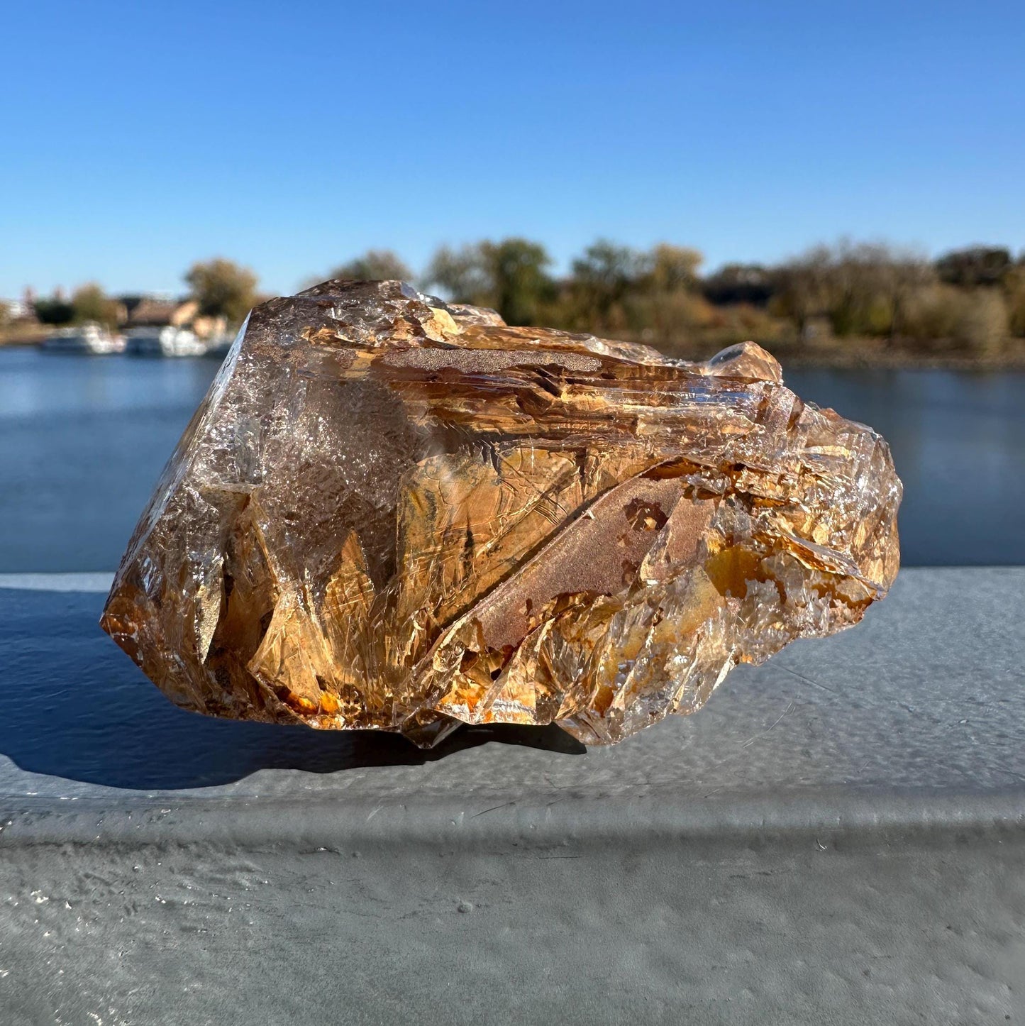 Himalayan Skeletal Quartz | Elestial Quartz | Fenster Quartz Crystal With Brown Clay Inclusions | Window Quartz