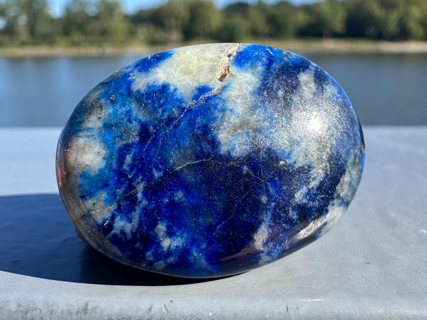 Stunning Natural Afghanite Small Palm Stone Crystal