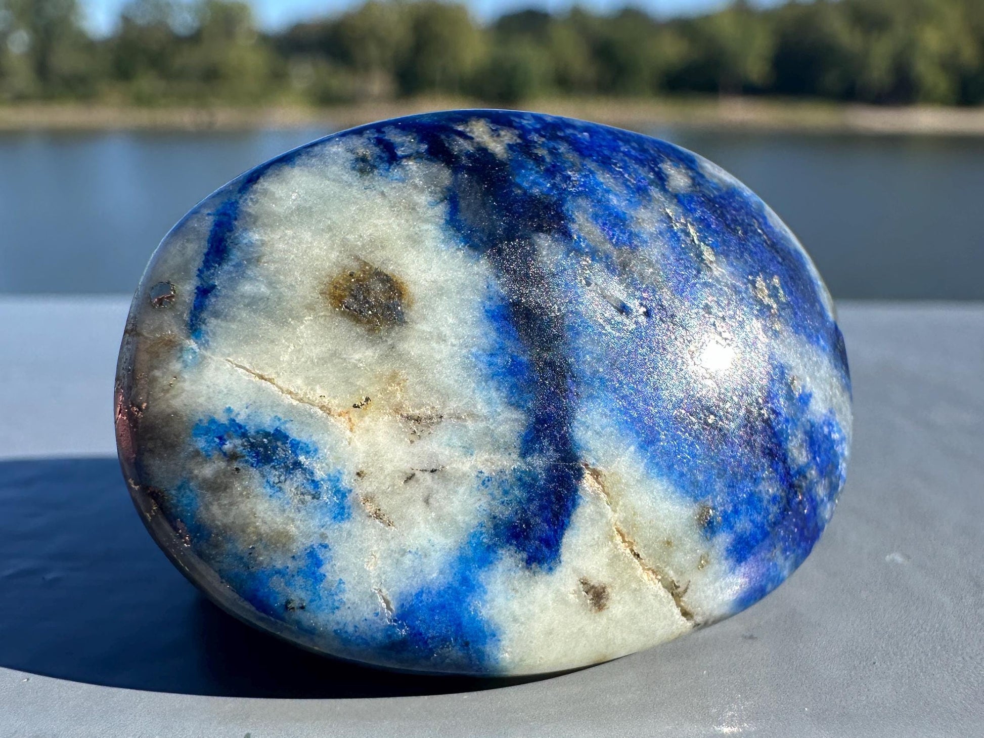 Stunning Natural Afghanite Small Palm Stone Crystal