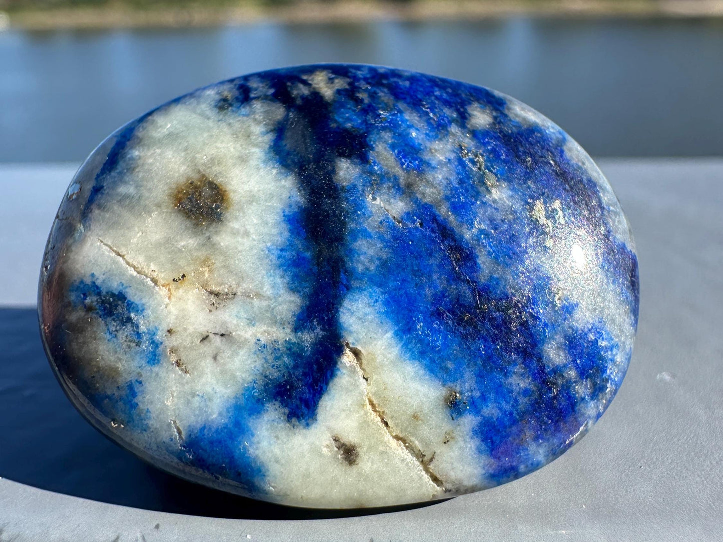 Stunning Natural Afghanite Small Palm Stone Crystal