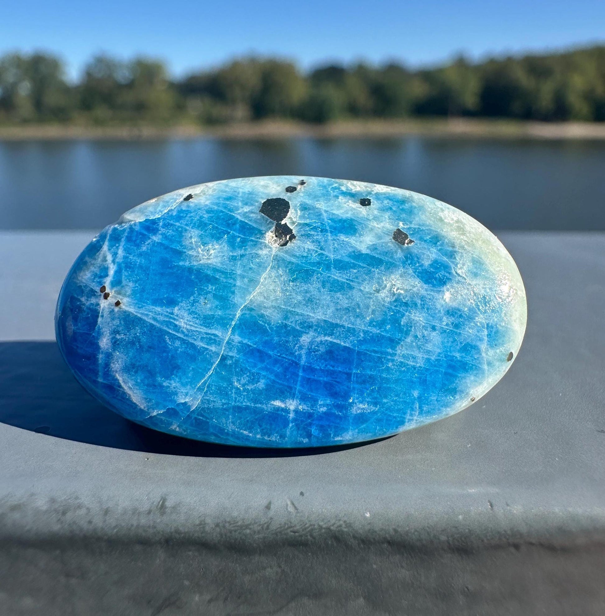 Stunning Natural Afghanite Small Palm Stone Crystal