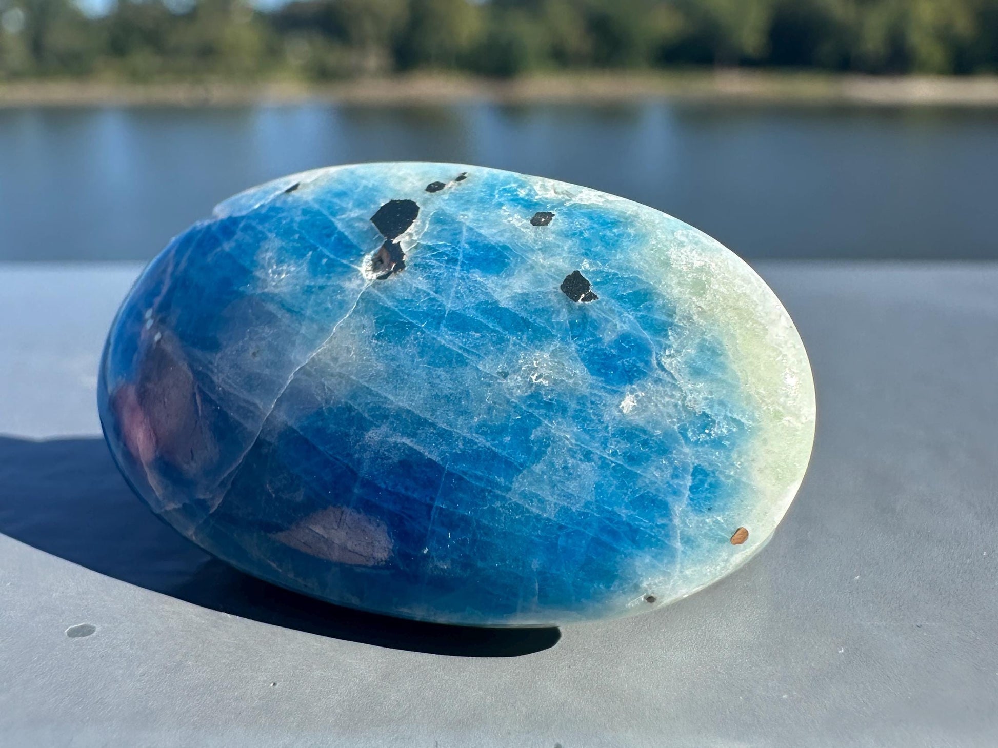 Stunning Natural Afghanite Small Palm Stone Crystal