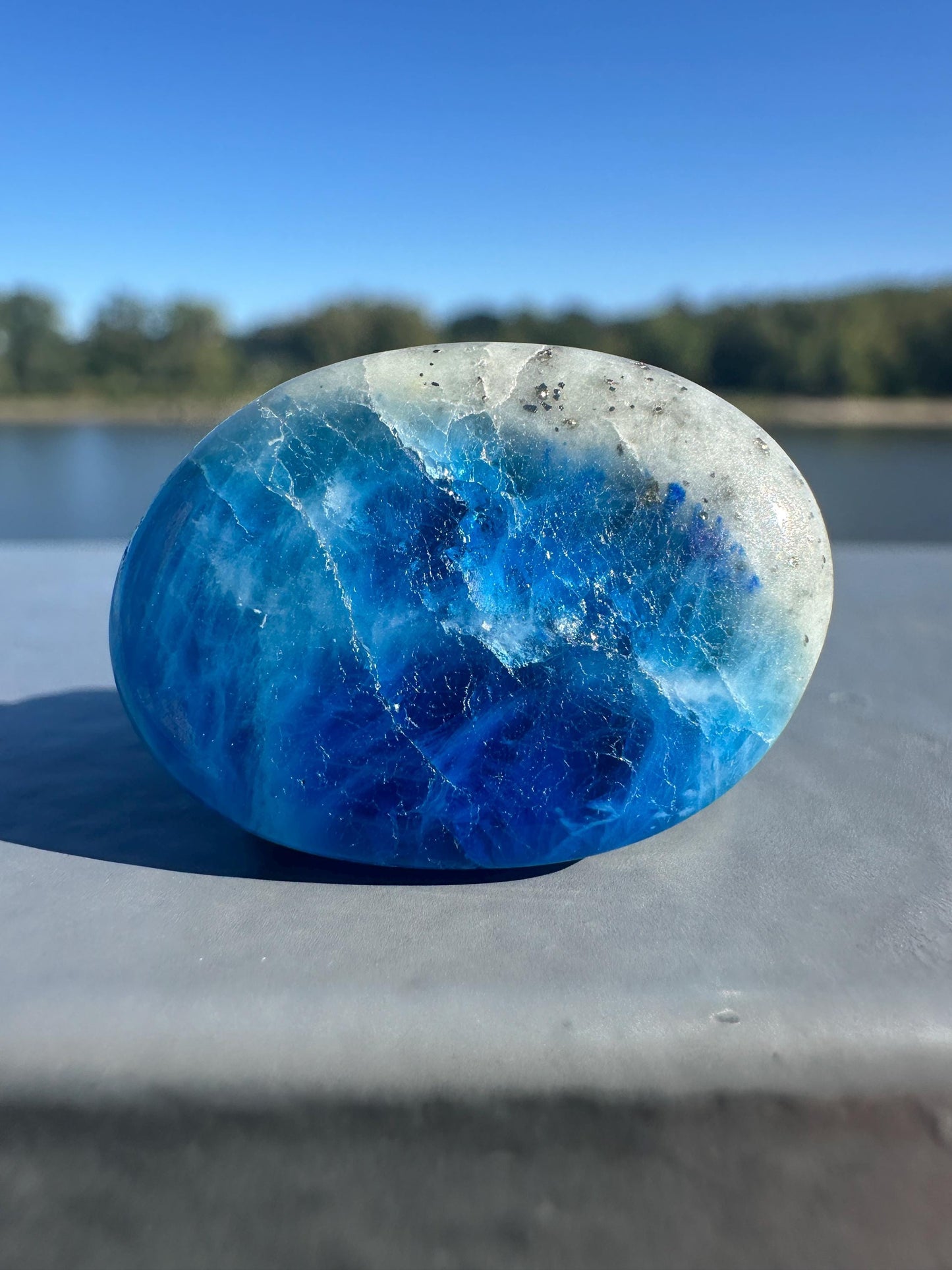 Stunning Natural Afghanite Small Palm Stone Crystal