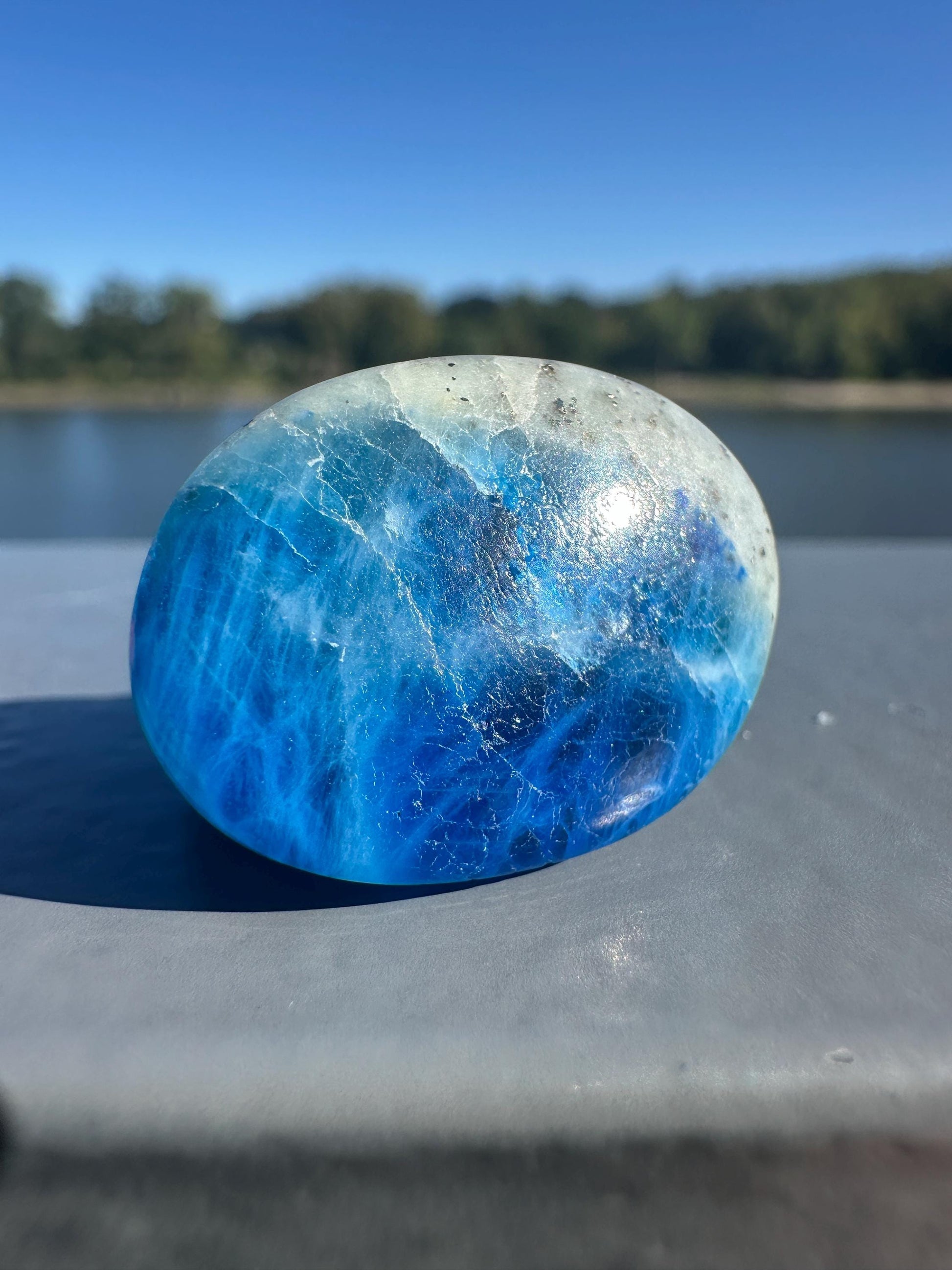 Stunning Natural Afghanite Small Palm Stone Crystal