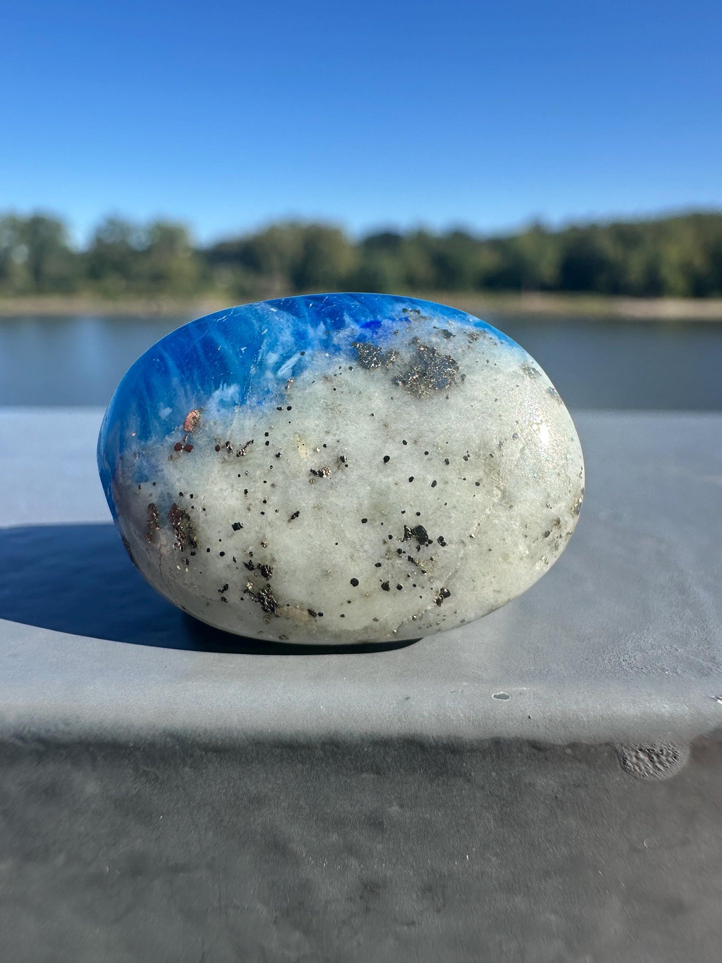 Stunning Natural Afghanite Small Palm Stone Crystal