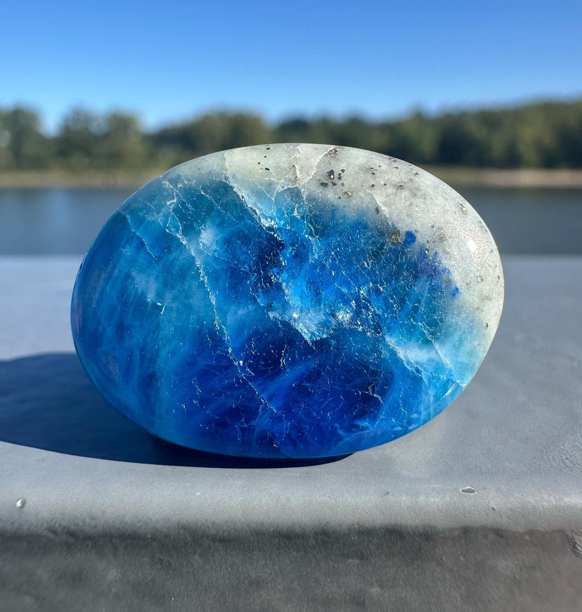 Stunning Natural Afghanite Small Palm Stone Crystal