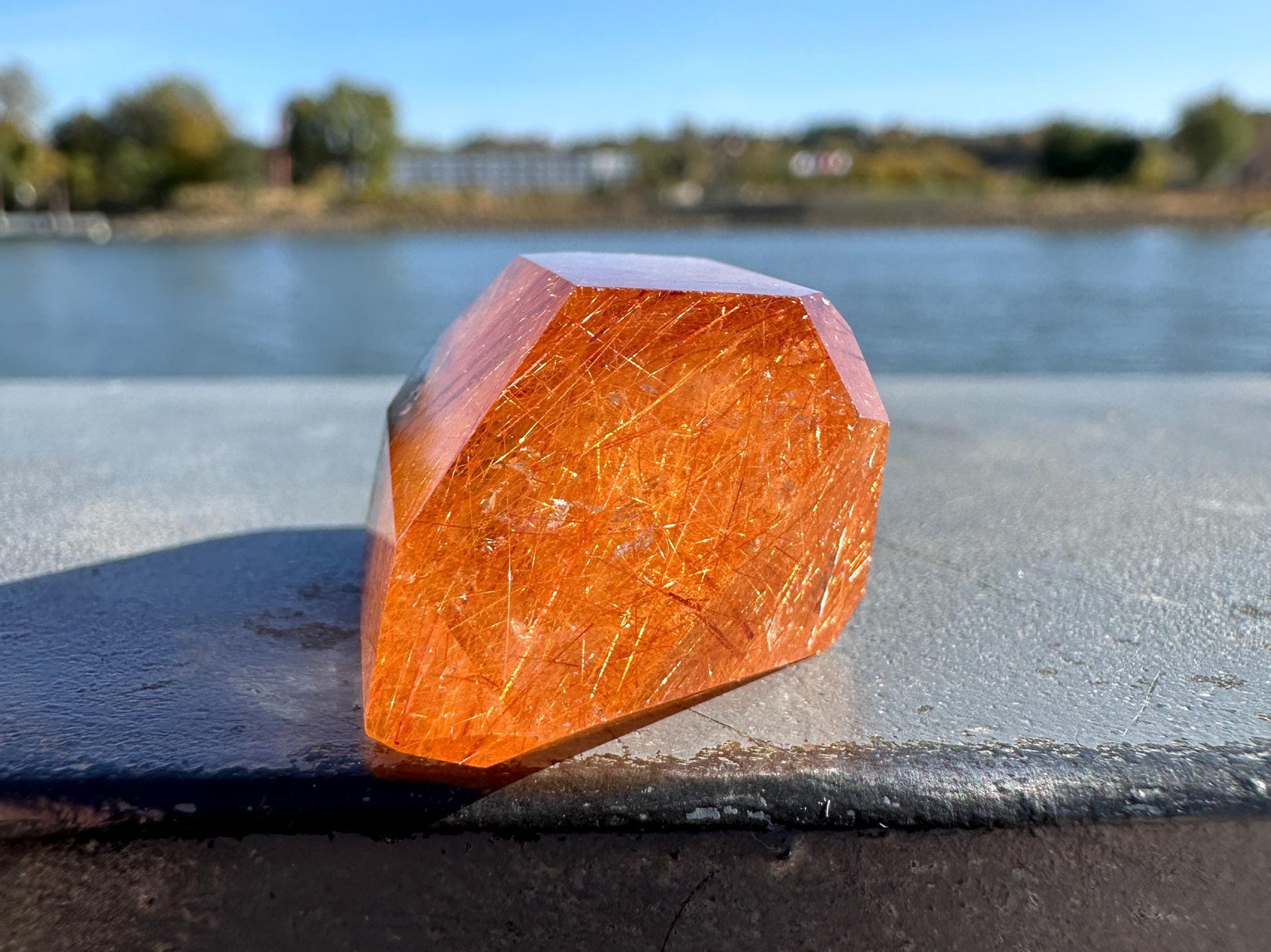 Amazing High Quality Inclusion Rutile Quartz with Tourmaline Freeform from Brazil | Lodalite | High Quality Quartz | Quartz Tower