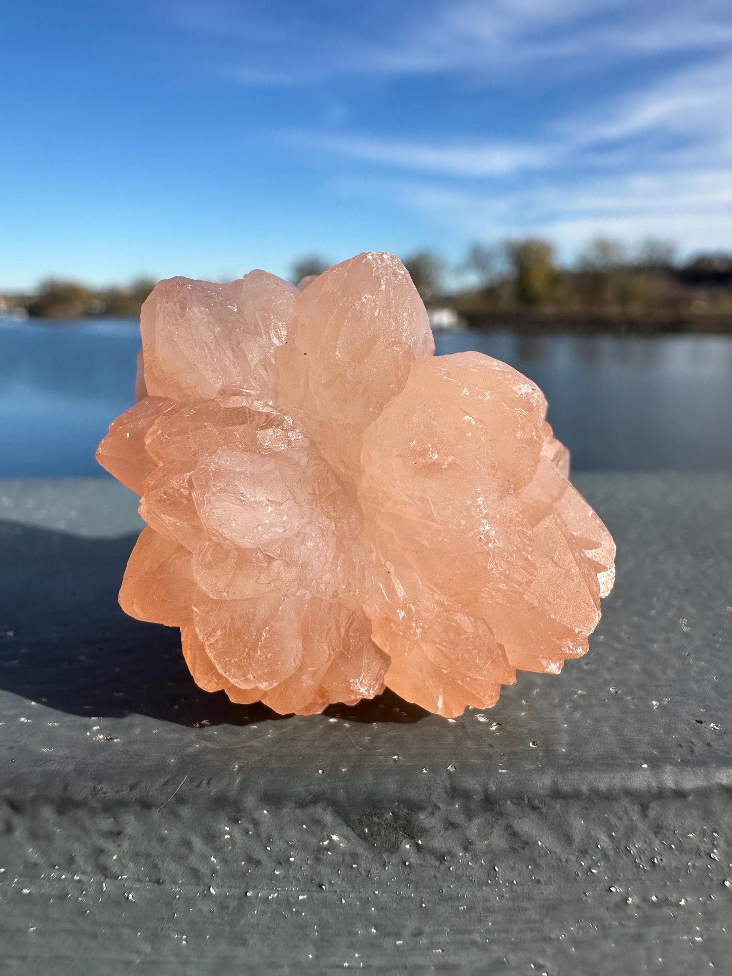 Stunning Pink Flower Quartz Natural Raw Specimen