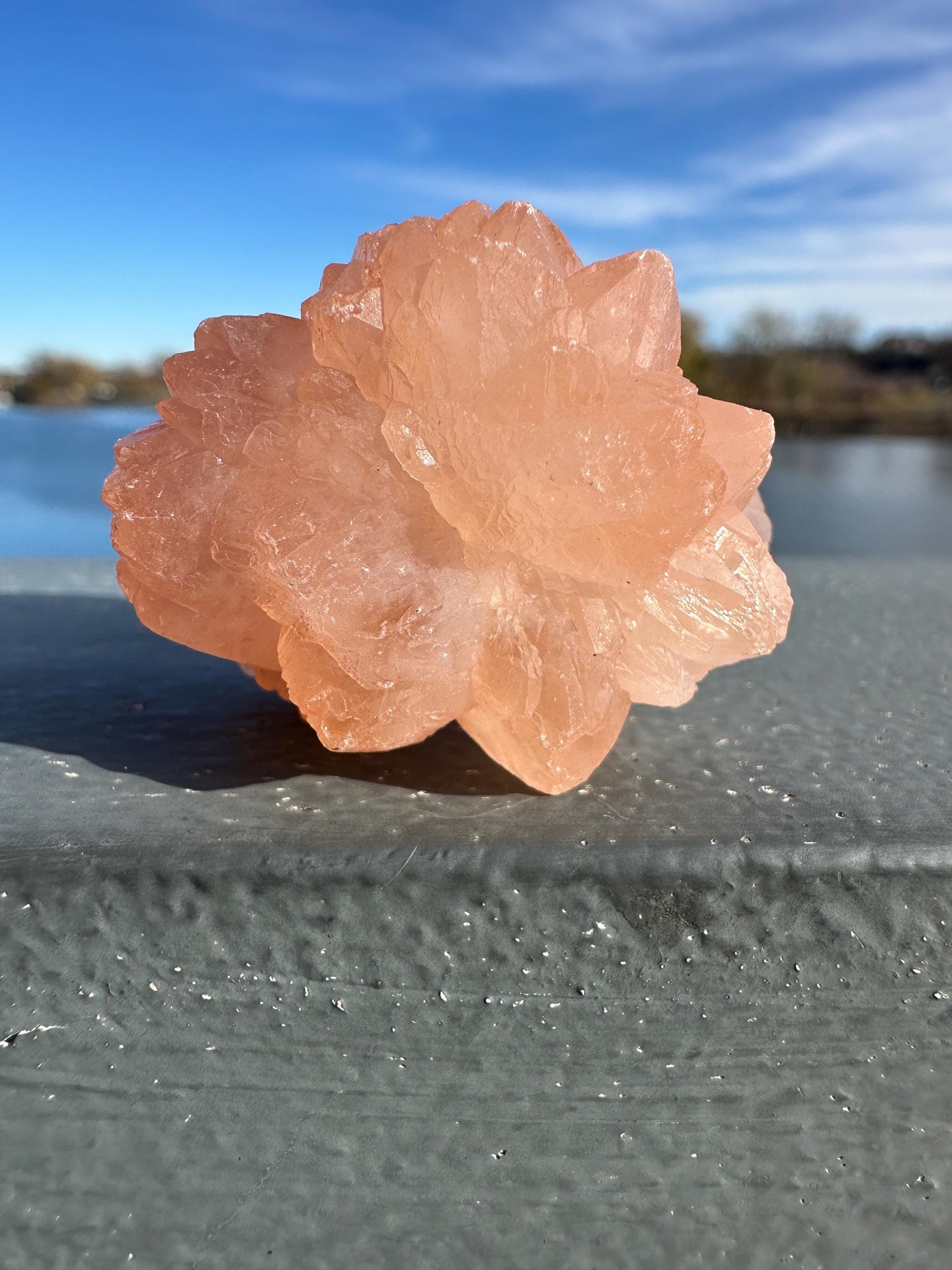 Stunning Pink Flower Quartz Natural Raw Specimen