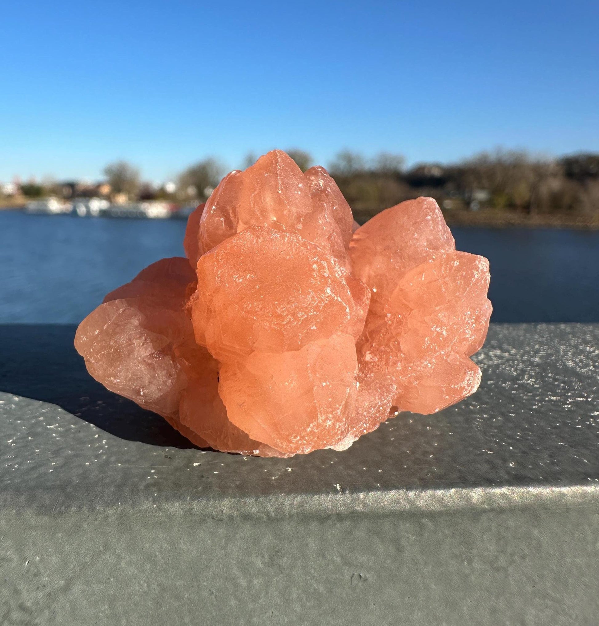 Stunning Pink Flower Quartz Natural Raw Specimen