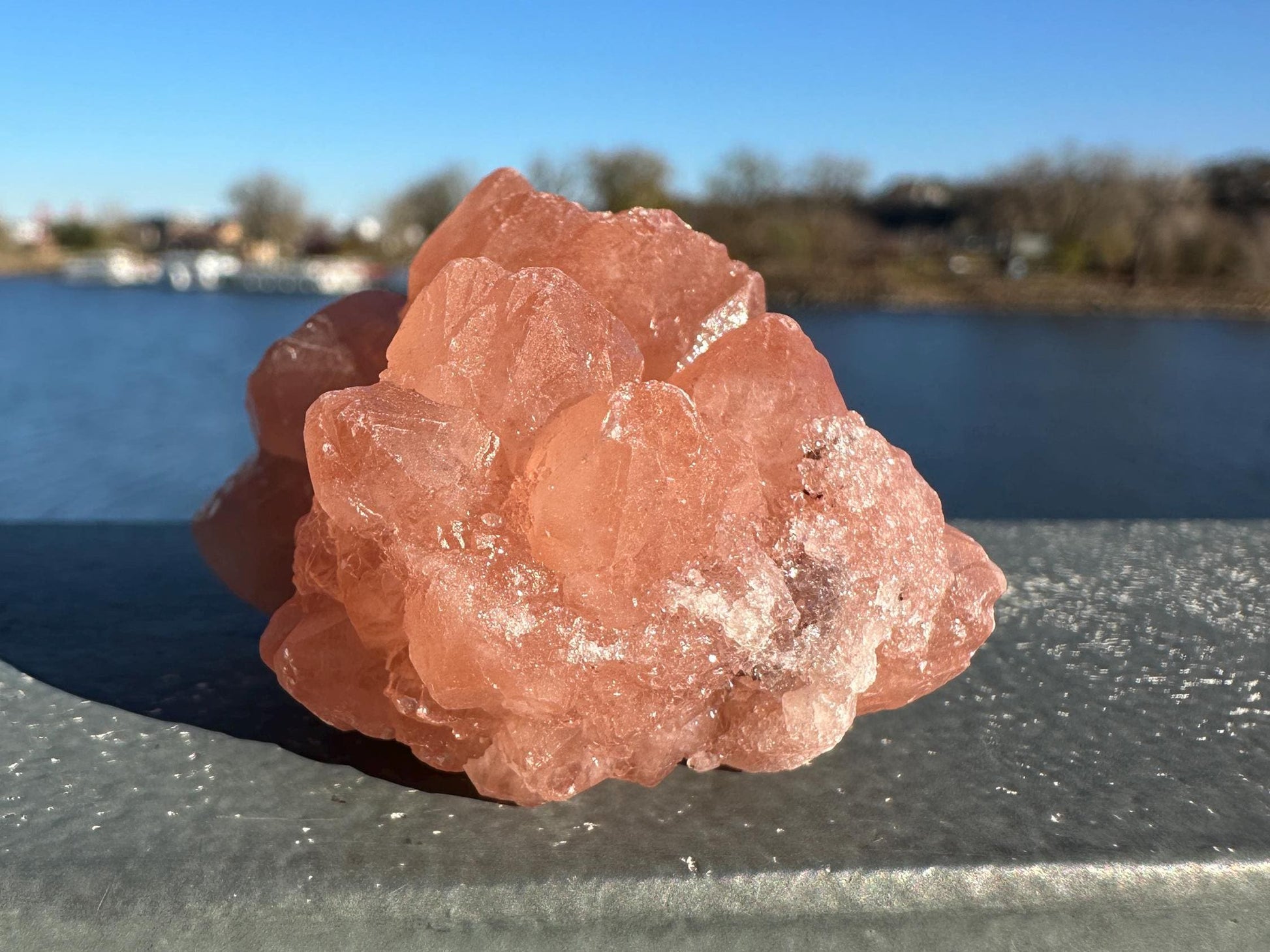 Stunning Pink Flower Quartz Natural Raw Specimen